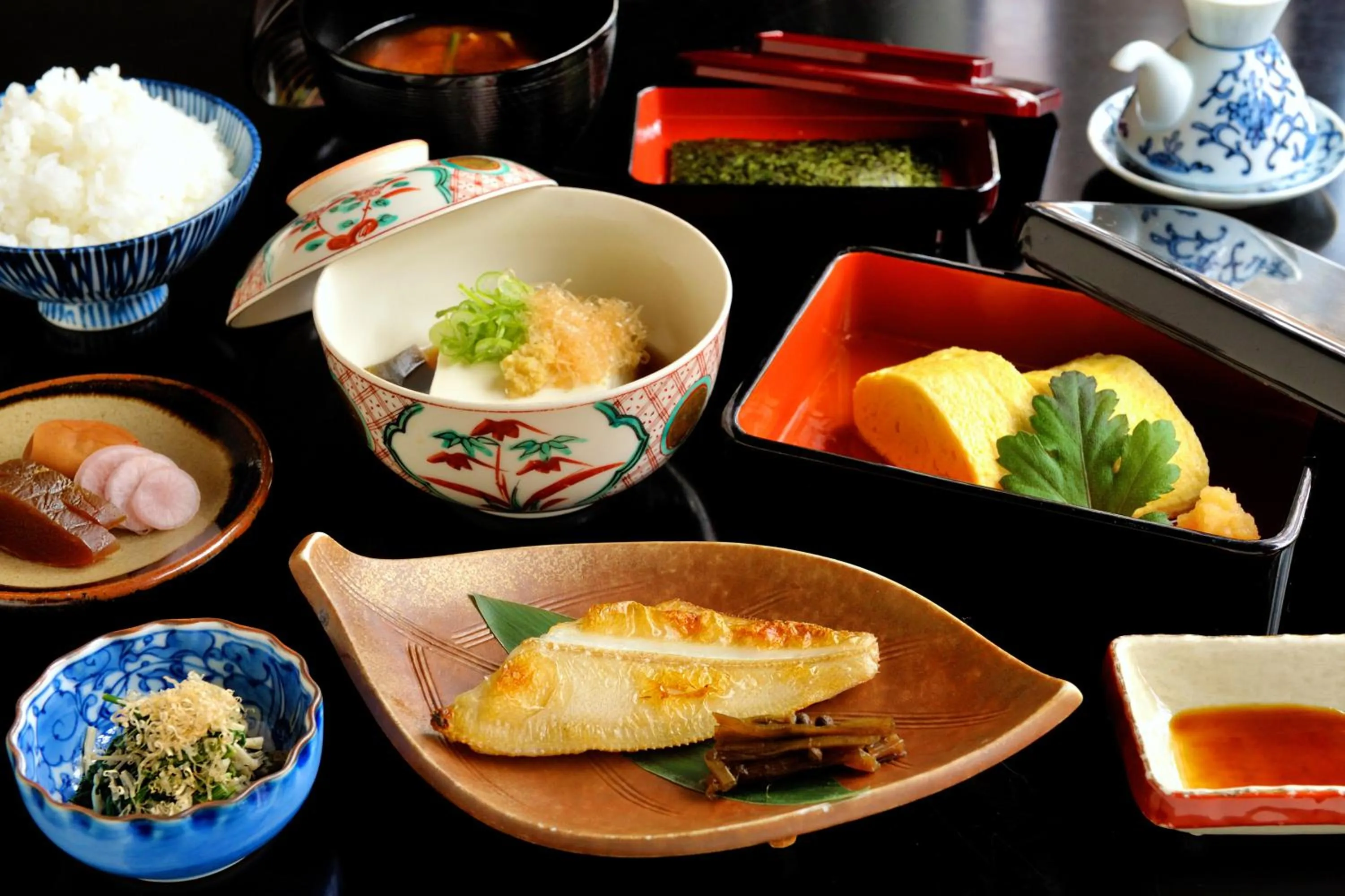 Breakfast in Heihachi Tea House Inn