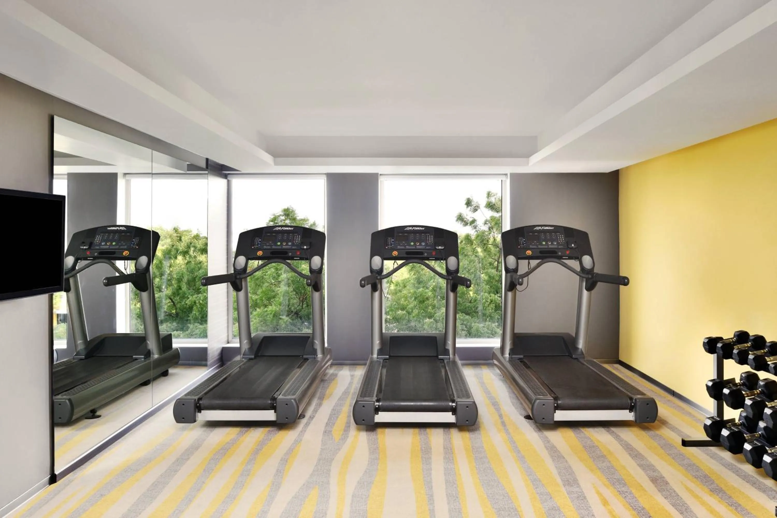 Fitness centre/facilities in Fairfield by Marriott Ahmedabad