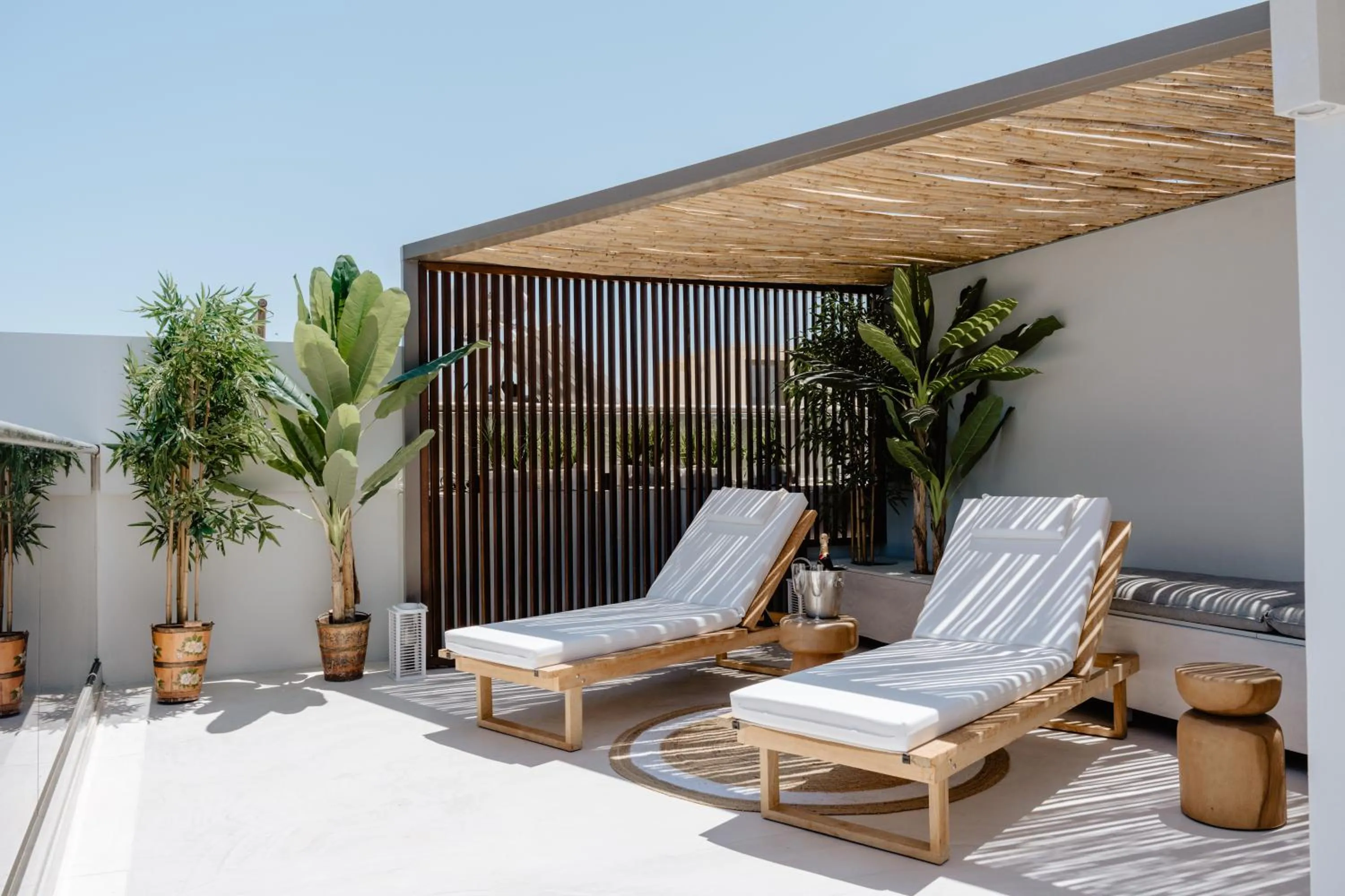 Balcony/Terrace in Palm Beach Hotel Apartments