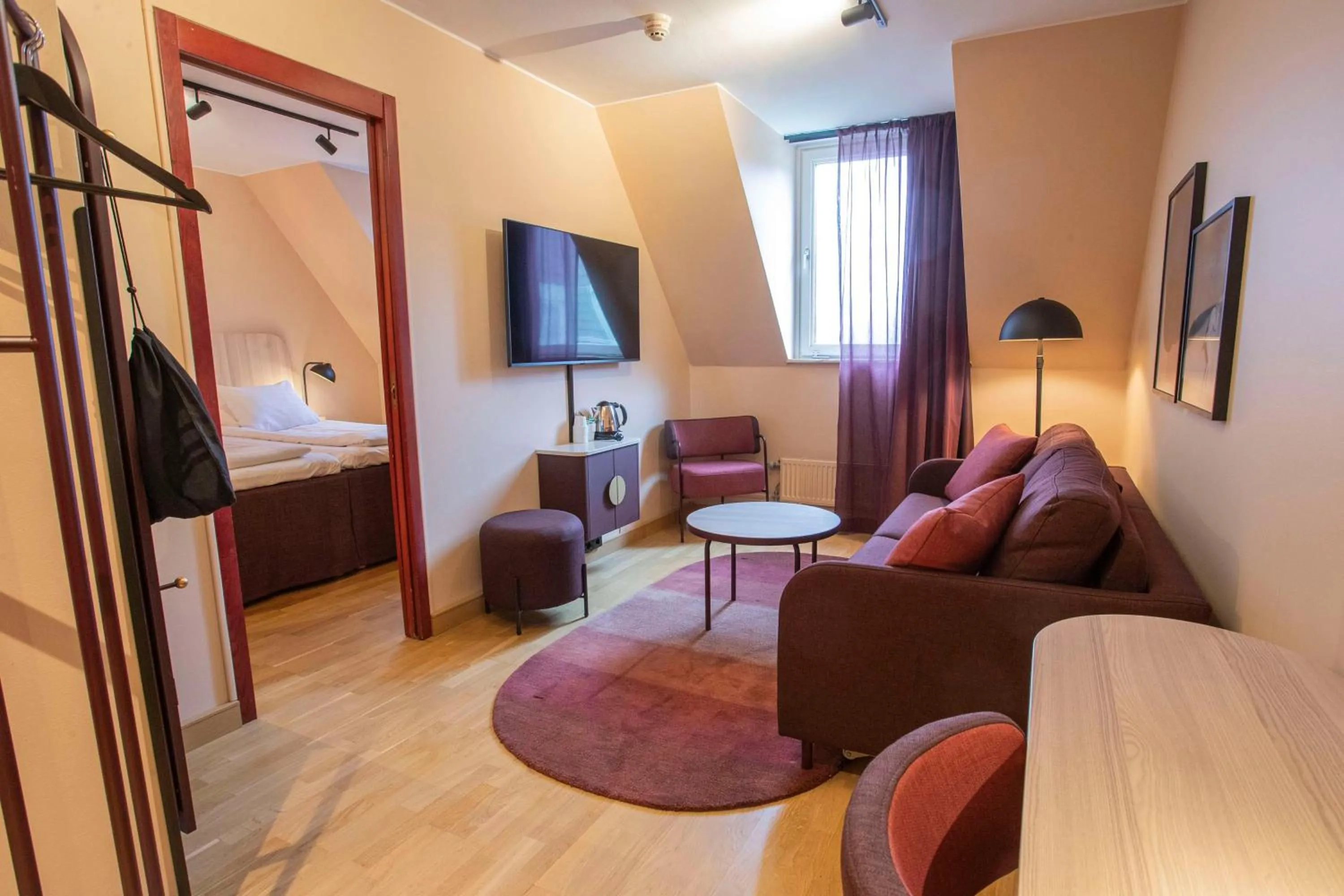 Bedroom, Bed in Scandic Star Lund