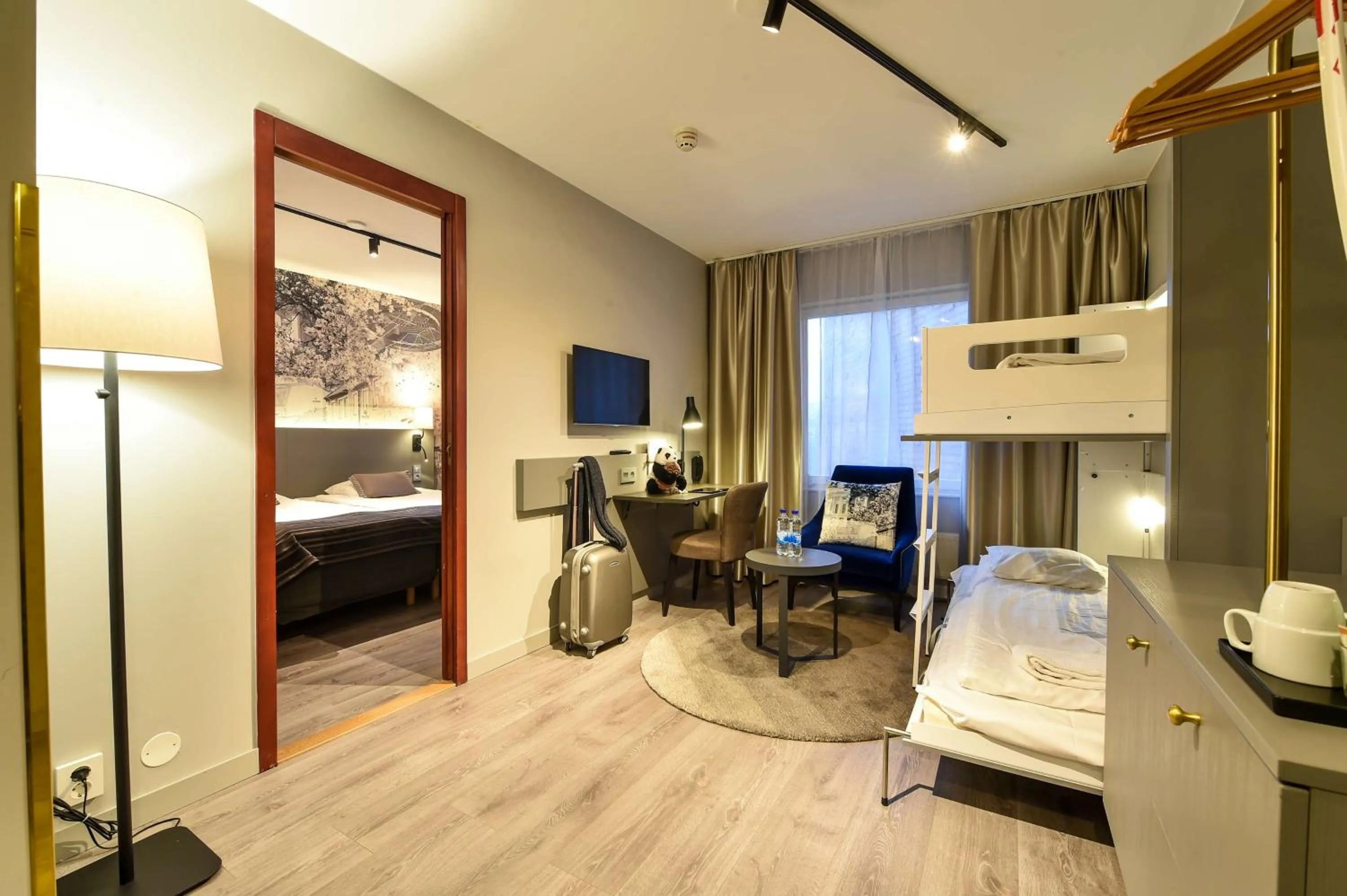 Bedroom, Bed in Scandic Star Lund