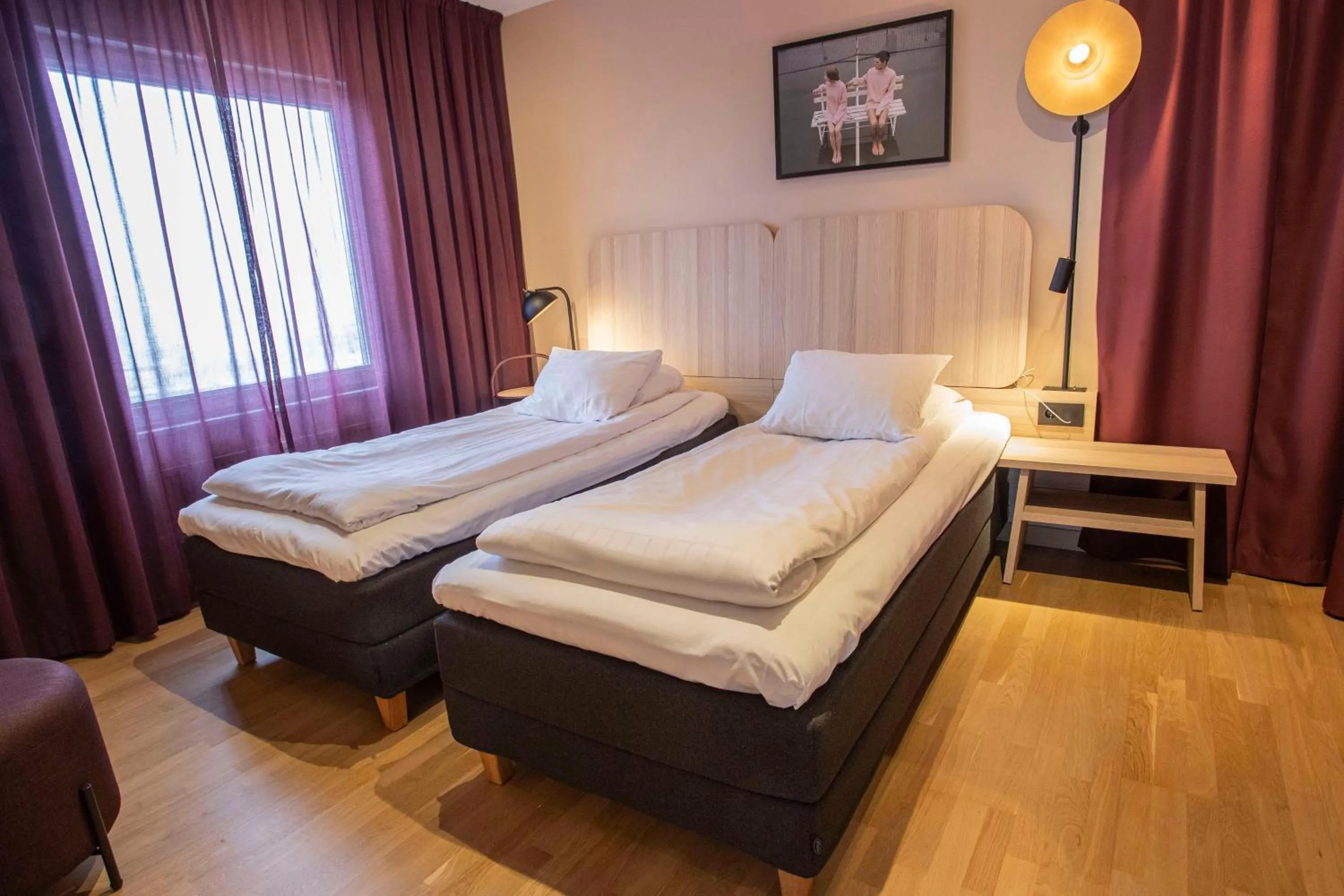 Bedroom, Bed in Scandic Star Lund
