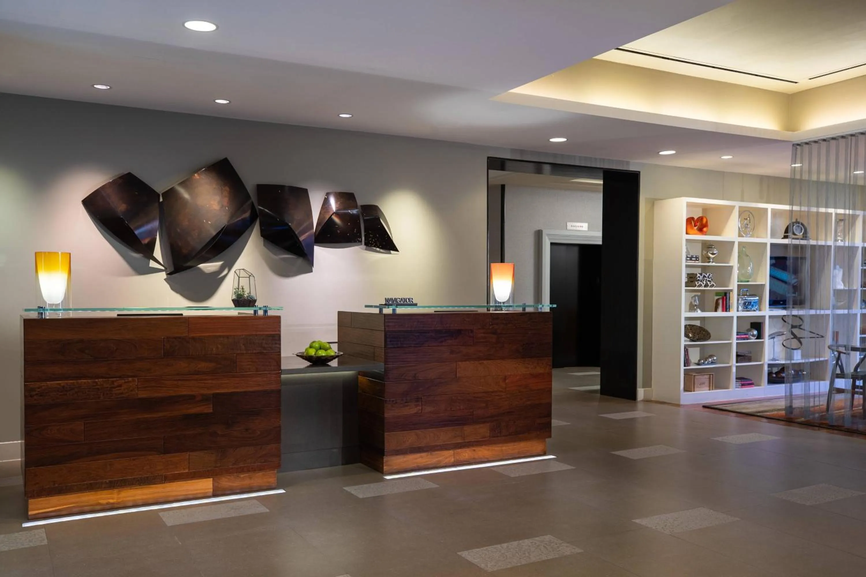 Lobby or reception in The Baronette Renaissance Detroit-Novi Hotel