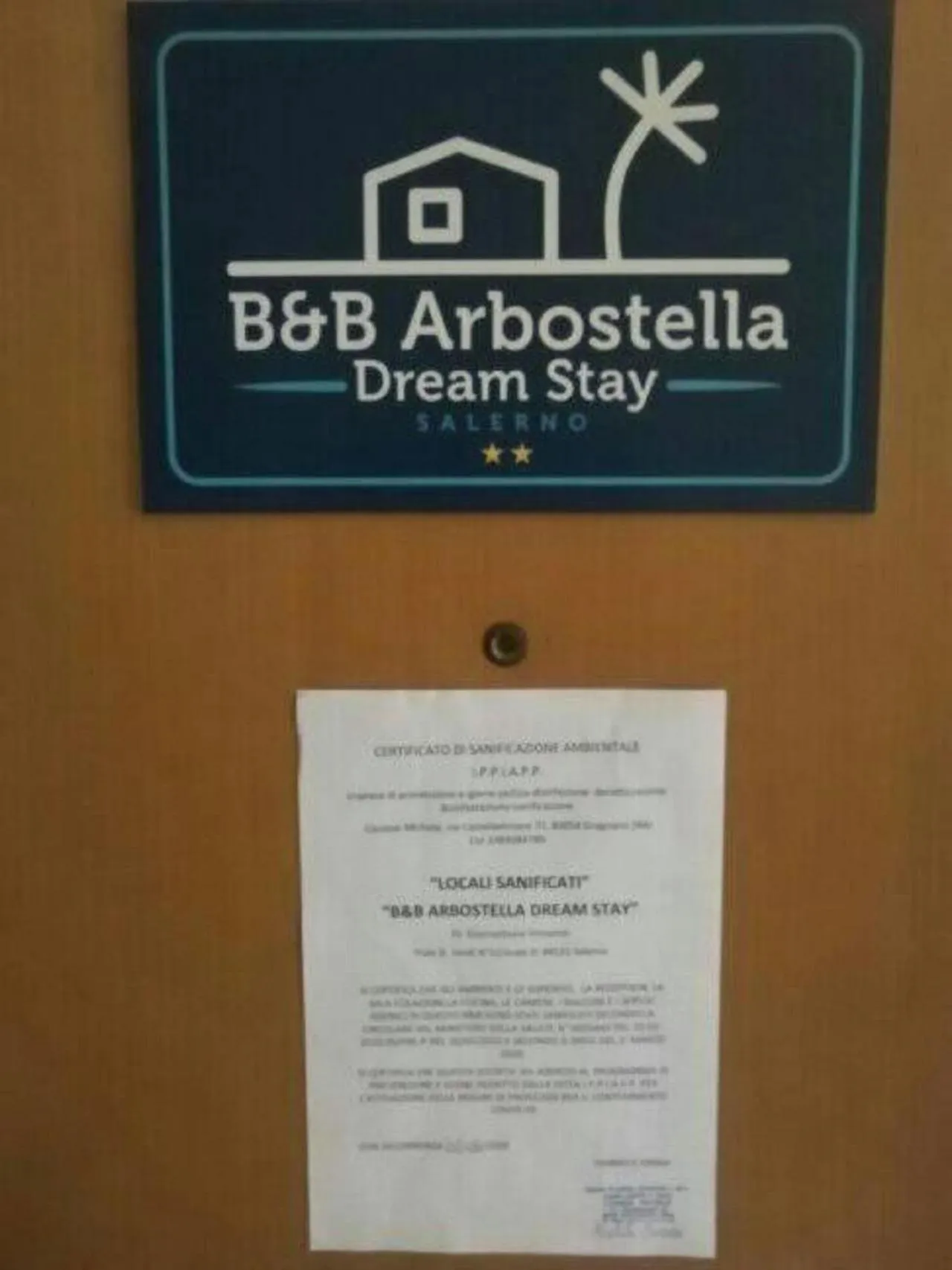 Facade/entrance in B & B Arbostella Dream Stay