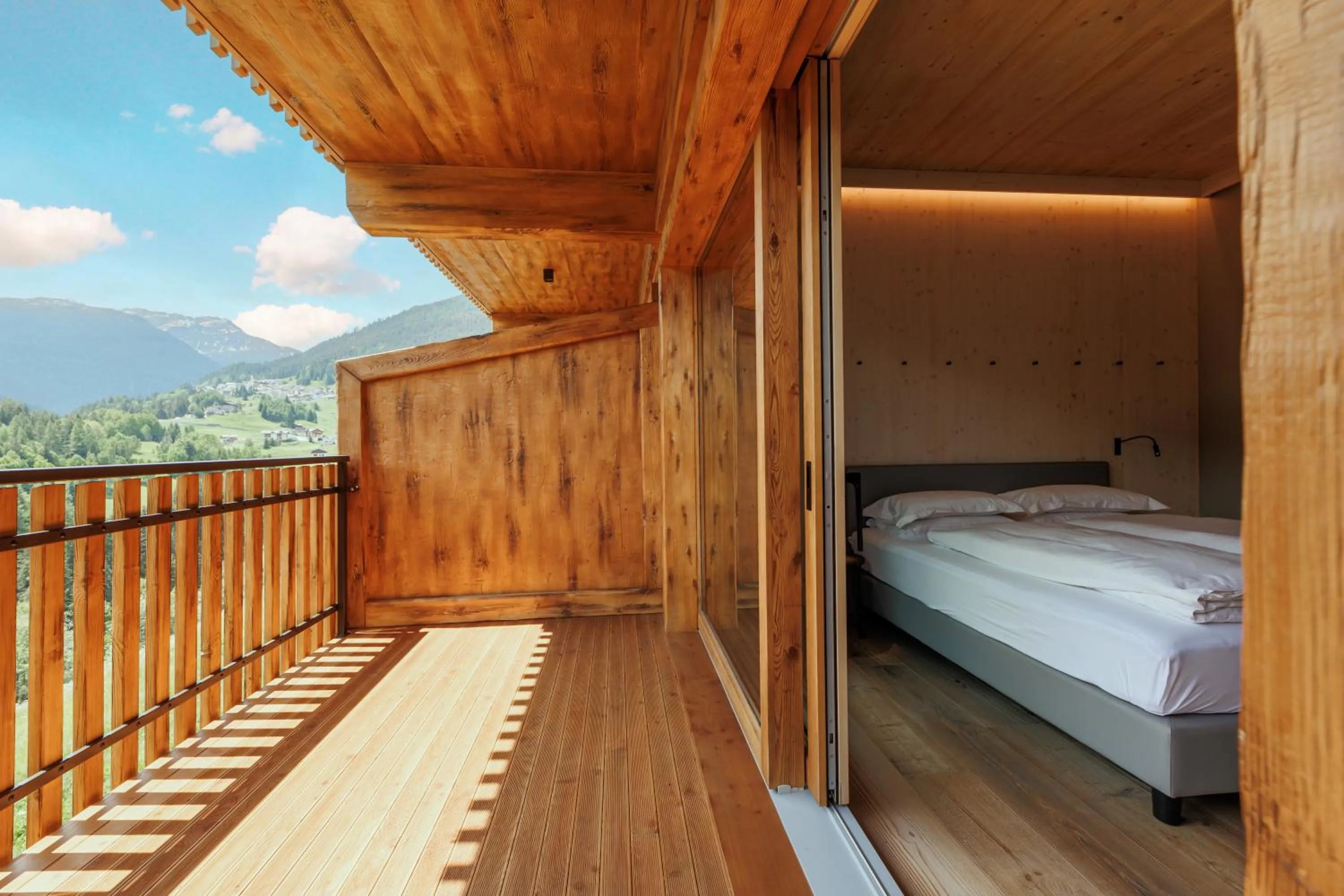 View (from property/room), Bed in Hotel Miravalle