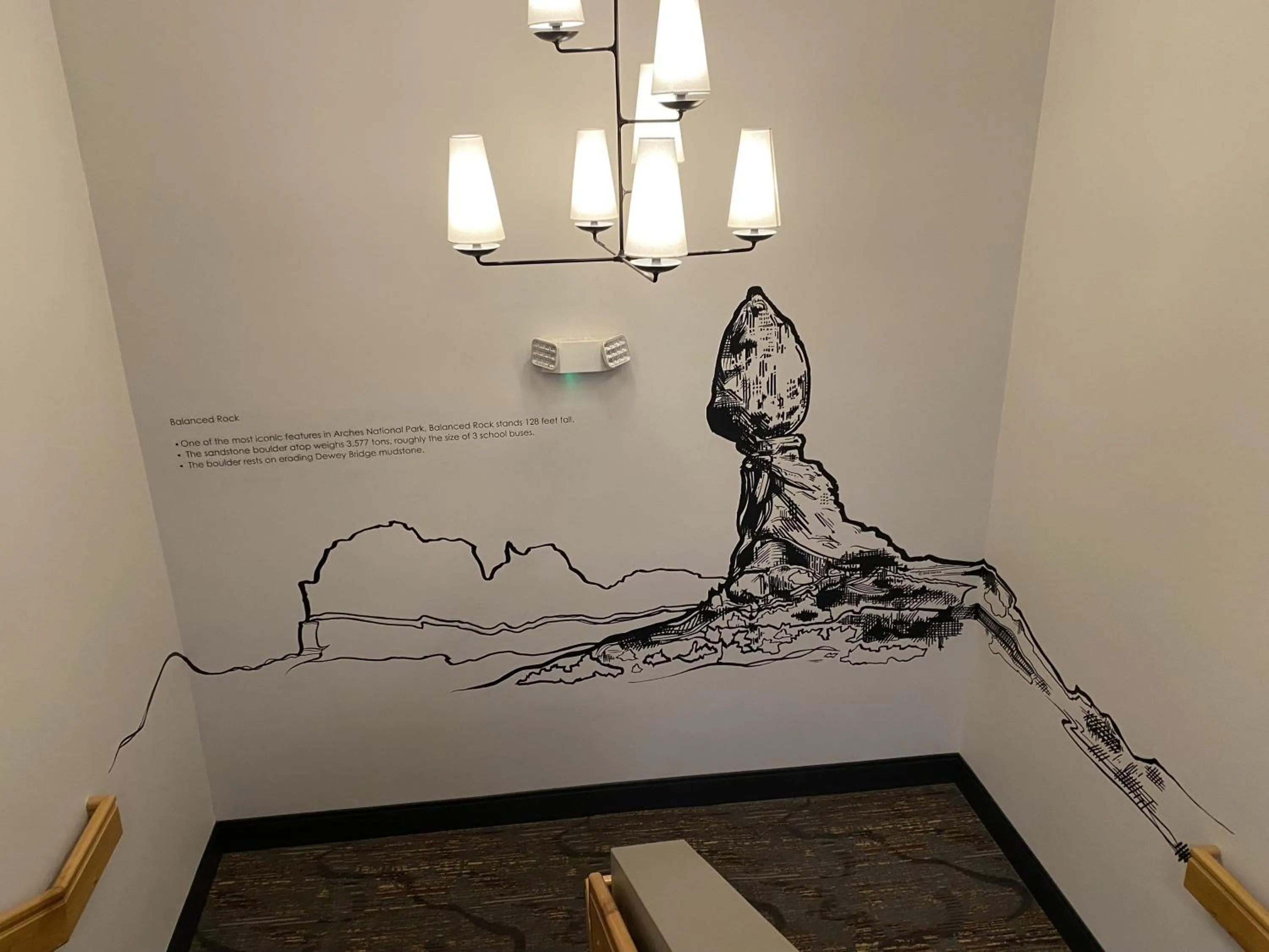 Decorative detail in River Canyon Lodge