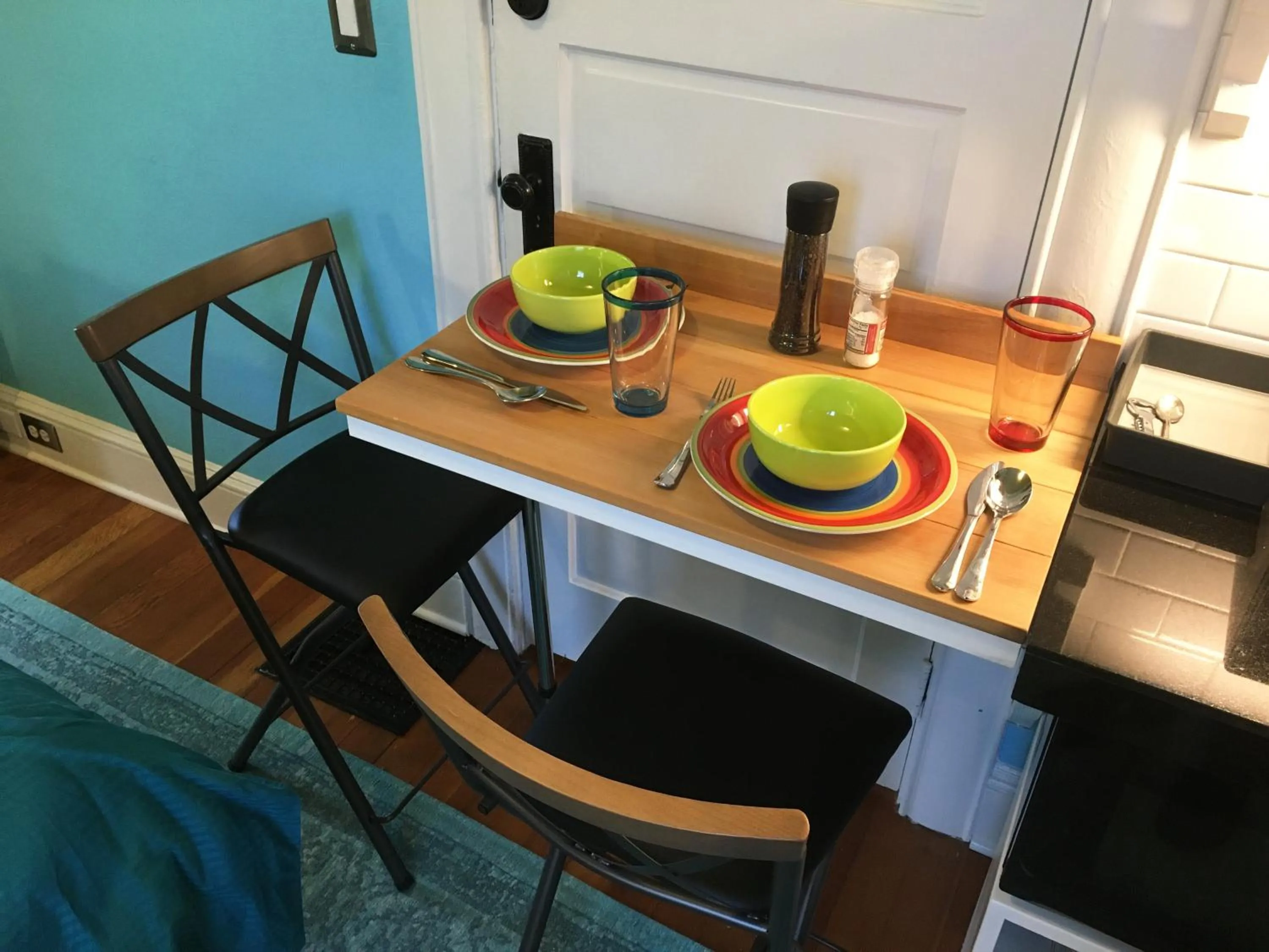 Seating area in Secluded Patio Suite Right By All The Action