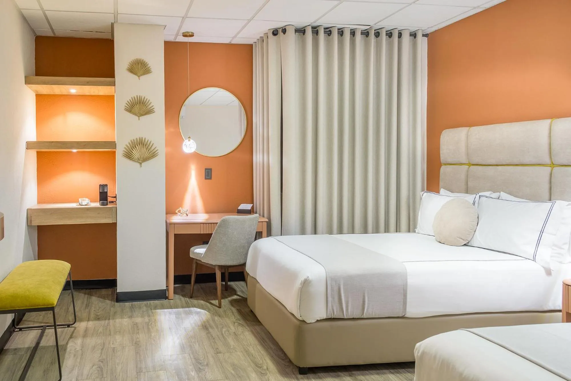 Bed in Hotel Posada San Antonio