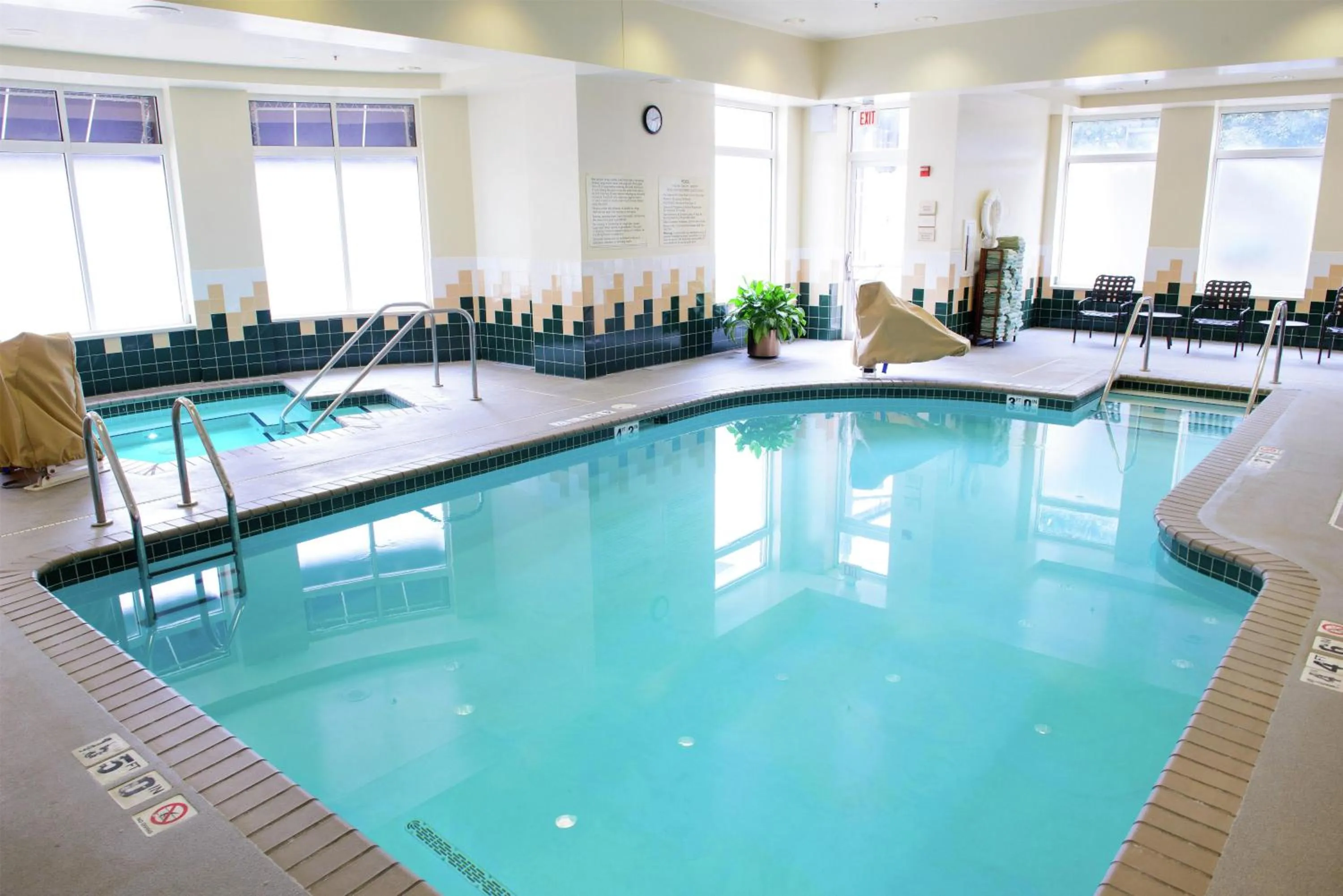 Pool view in Hilton Garden Inn Rochester Downtown