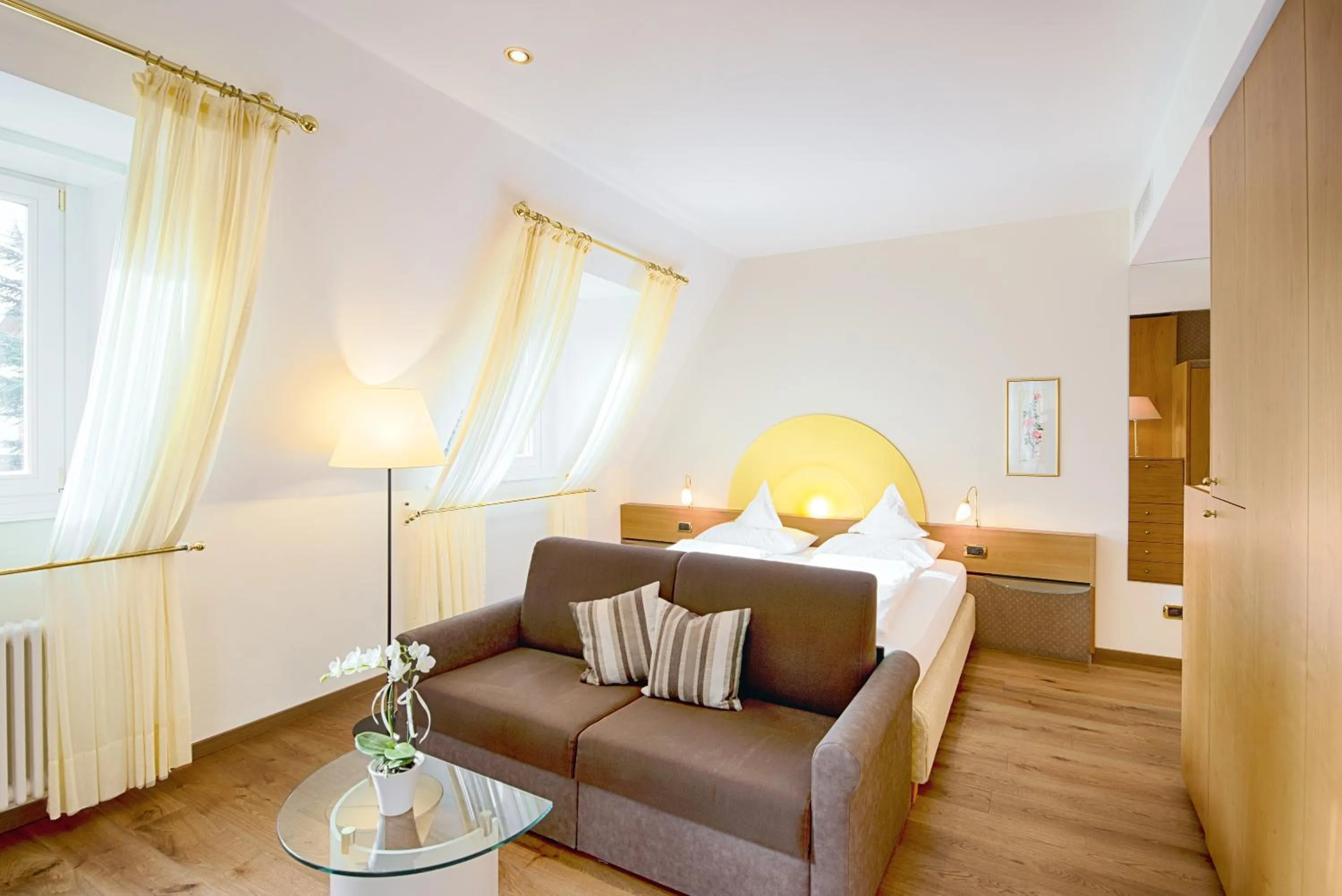 Bed in Hotel Sonnenhof