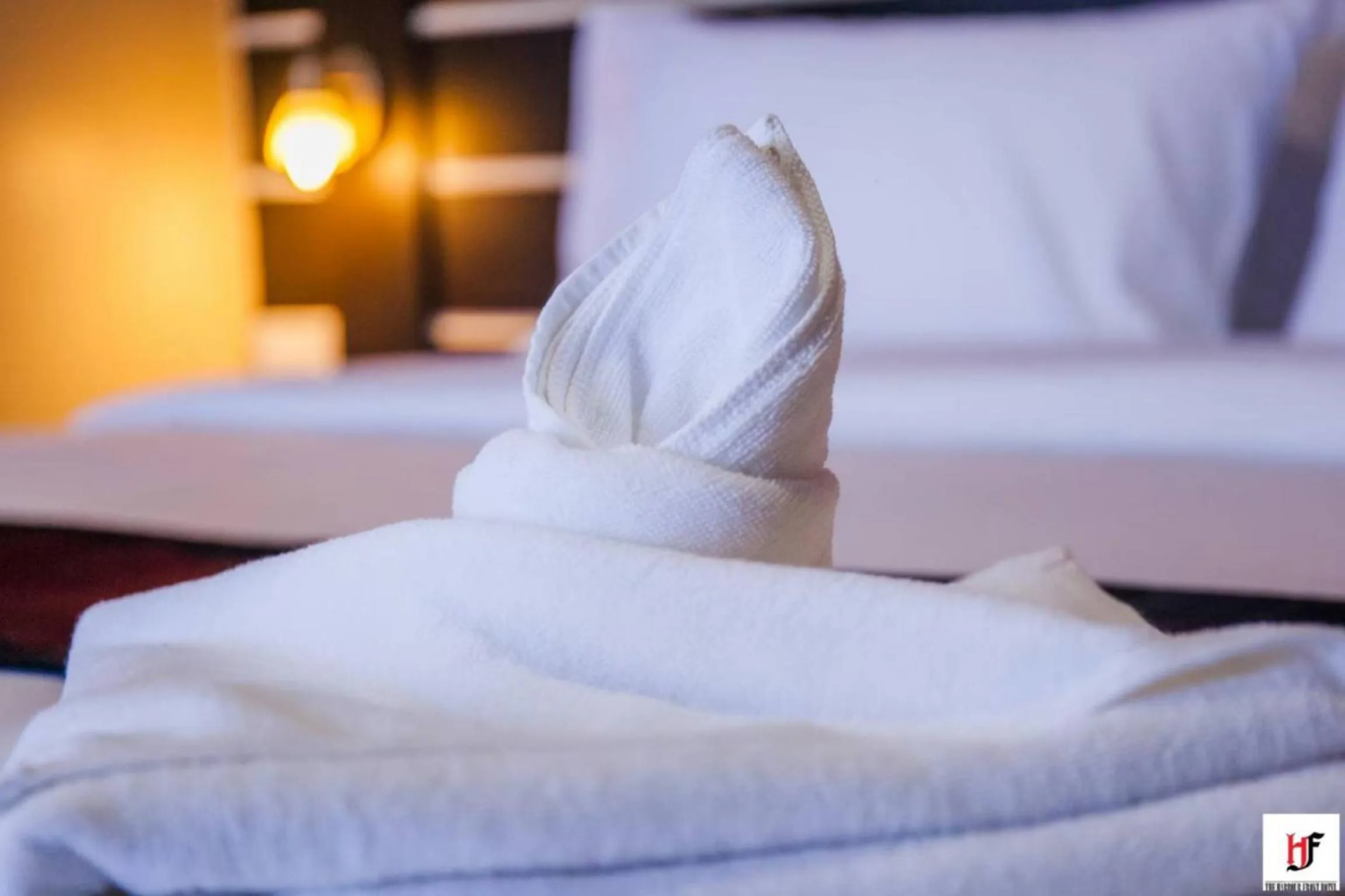 Bed in The Harbour Front Hotel