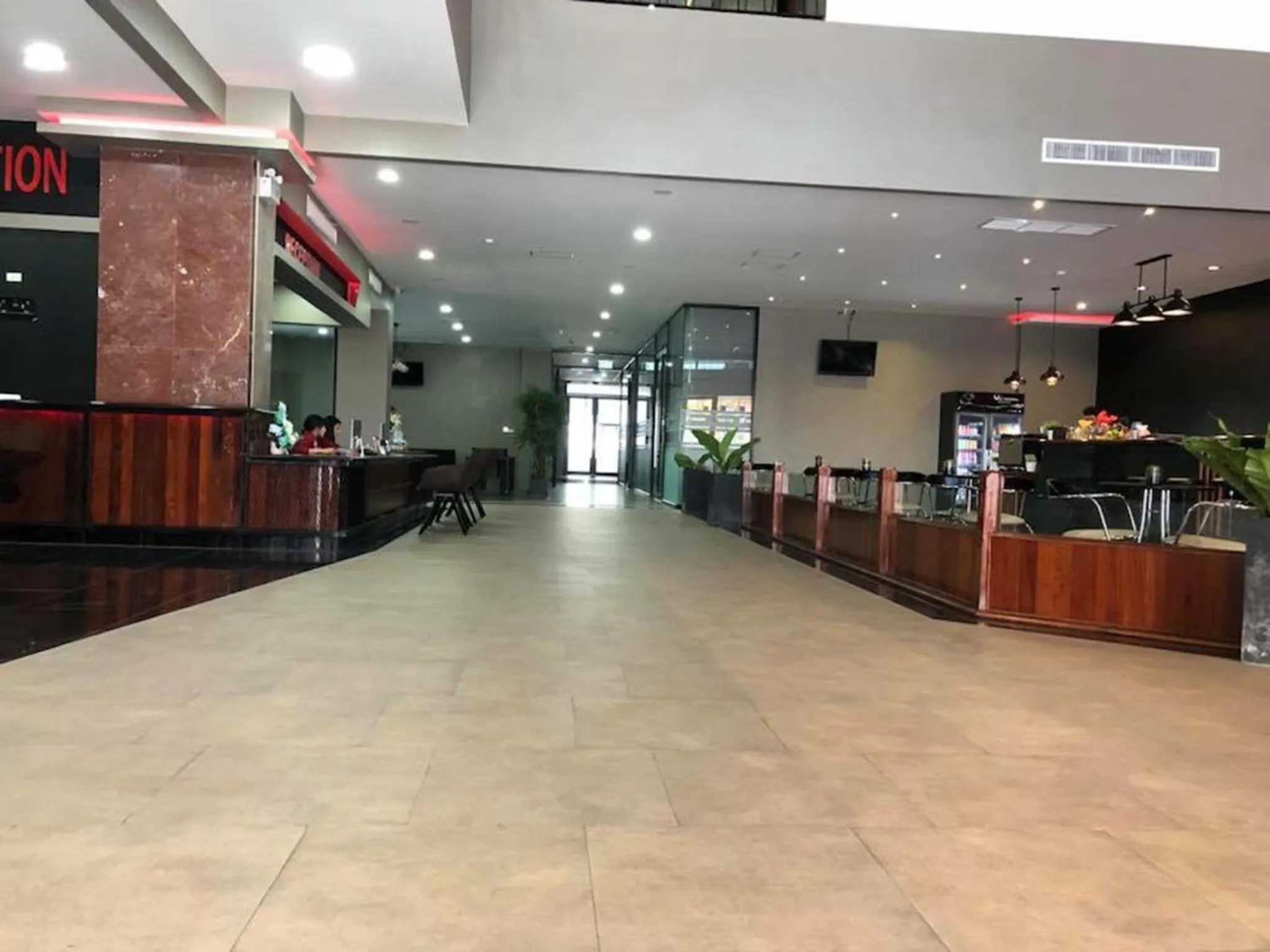 Decorative detail in The Harbour Front Hotel