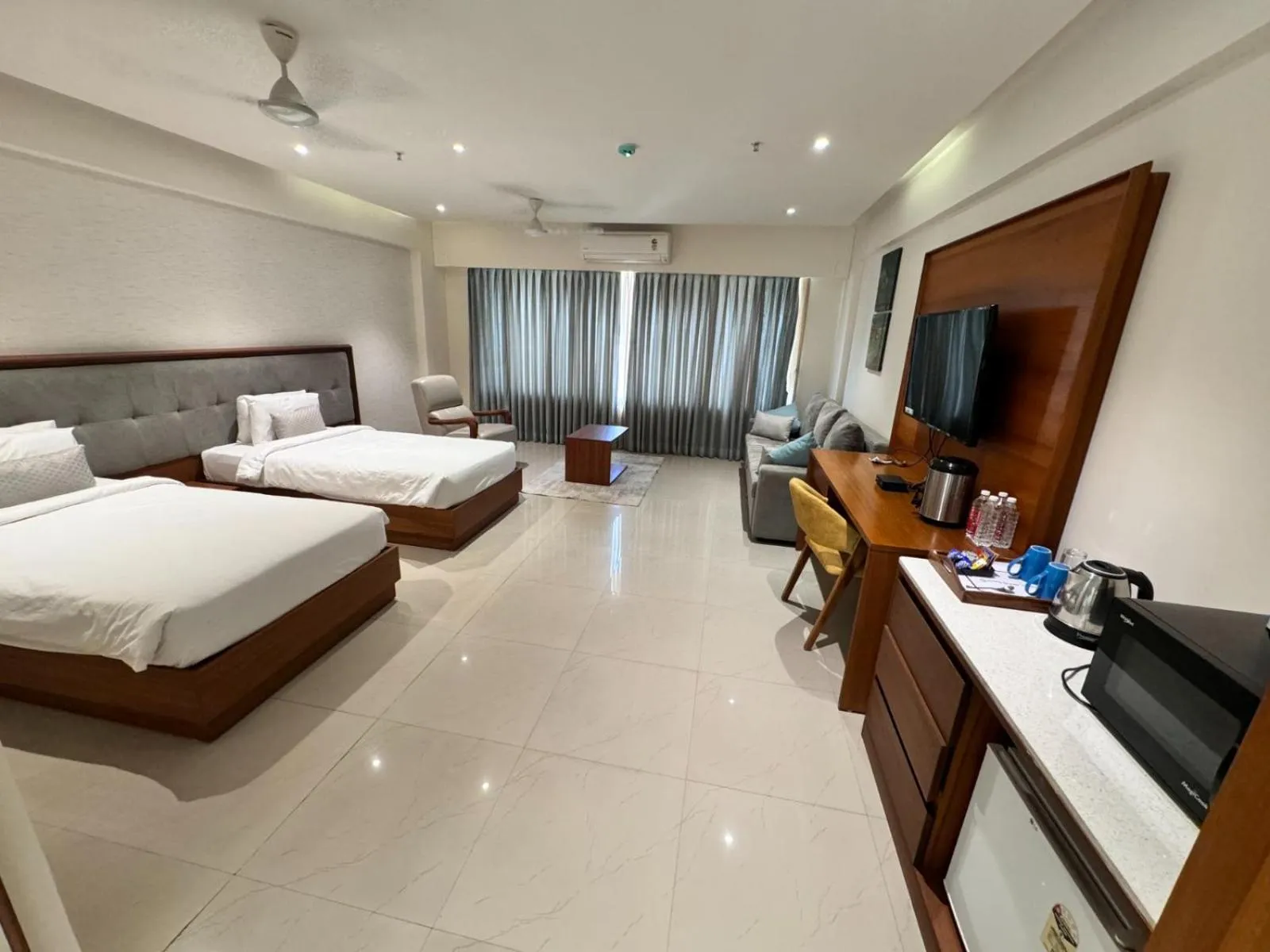 Bed in Siara Styles Amba Suites, Gandhinagar