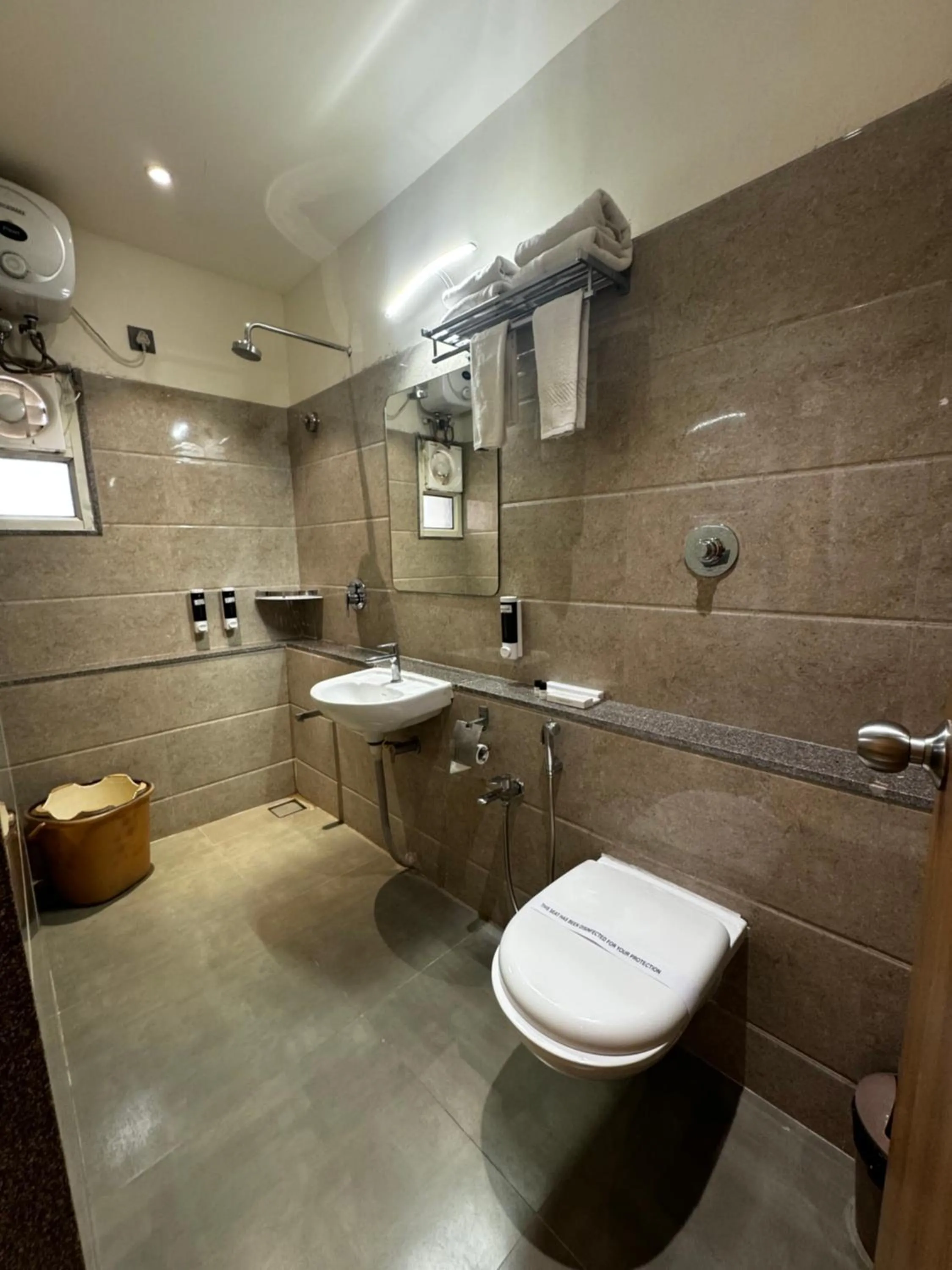 Toilet in Siara Styles Amba Suites, Gandhinagar