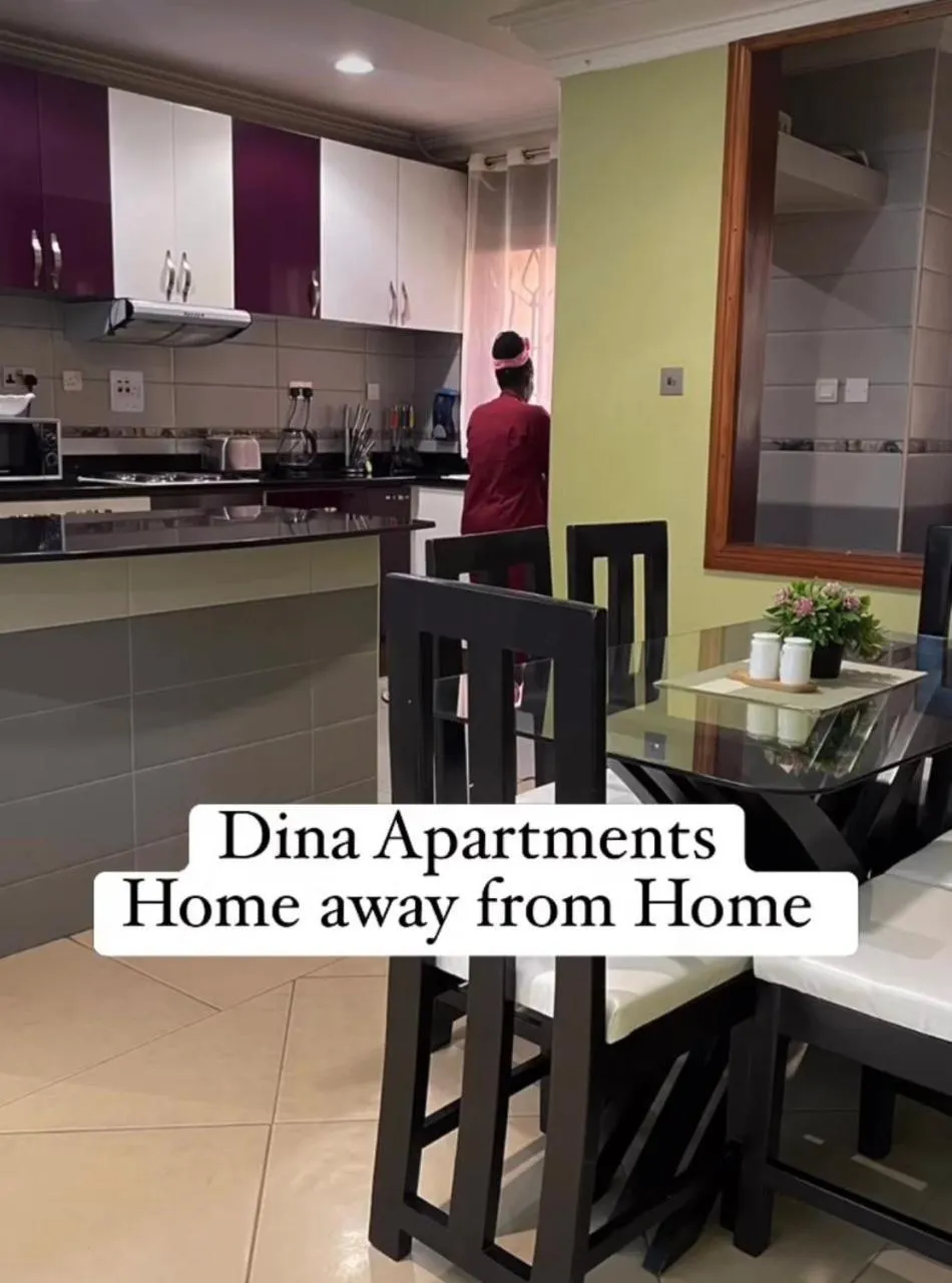 Kitchen or kitchenette in Dina Apartments