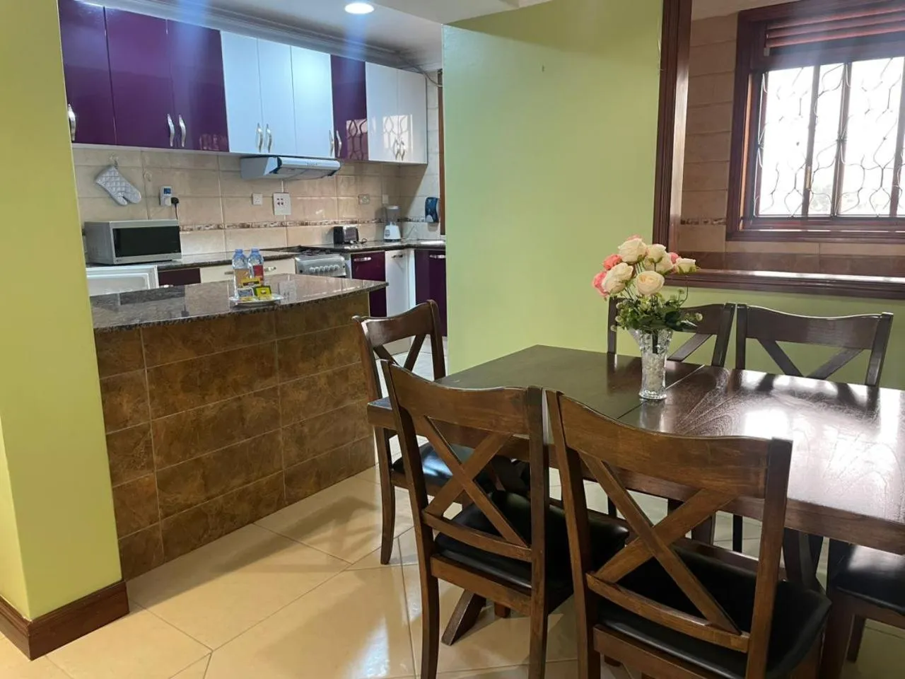Kitchen or kitchenette in Dina Apartments