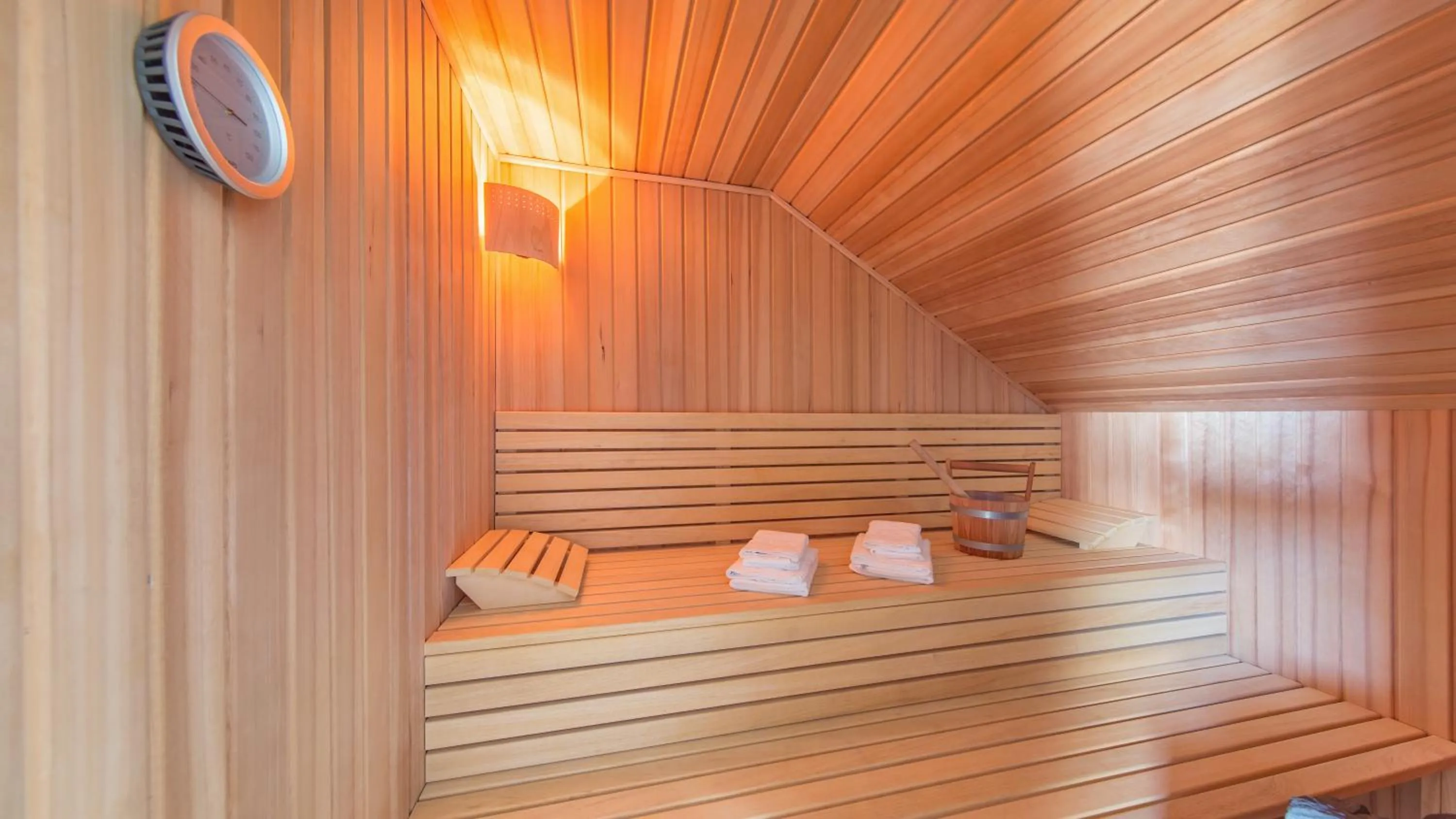 Sauna in Heuboden Hotel Landhaus Blum