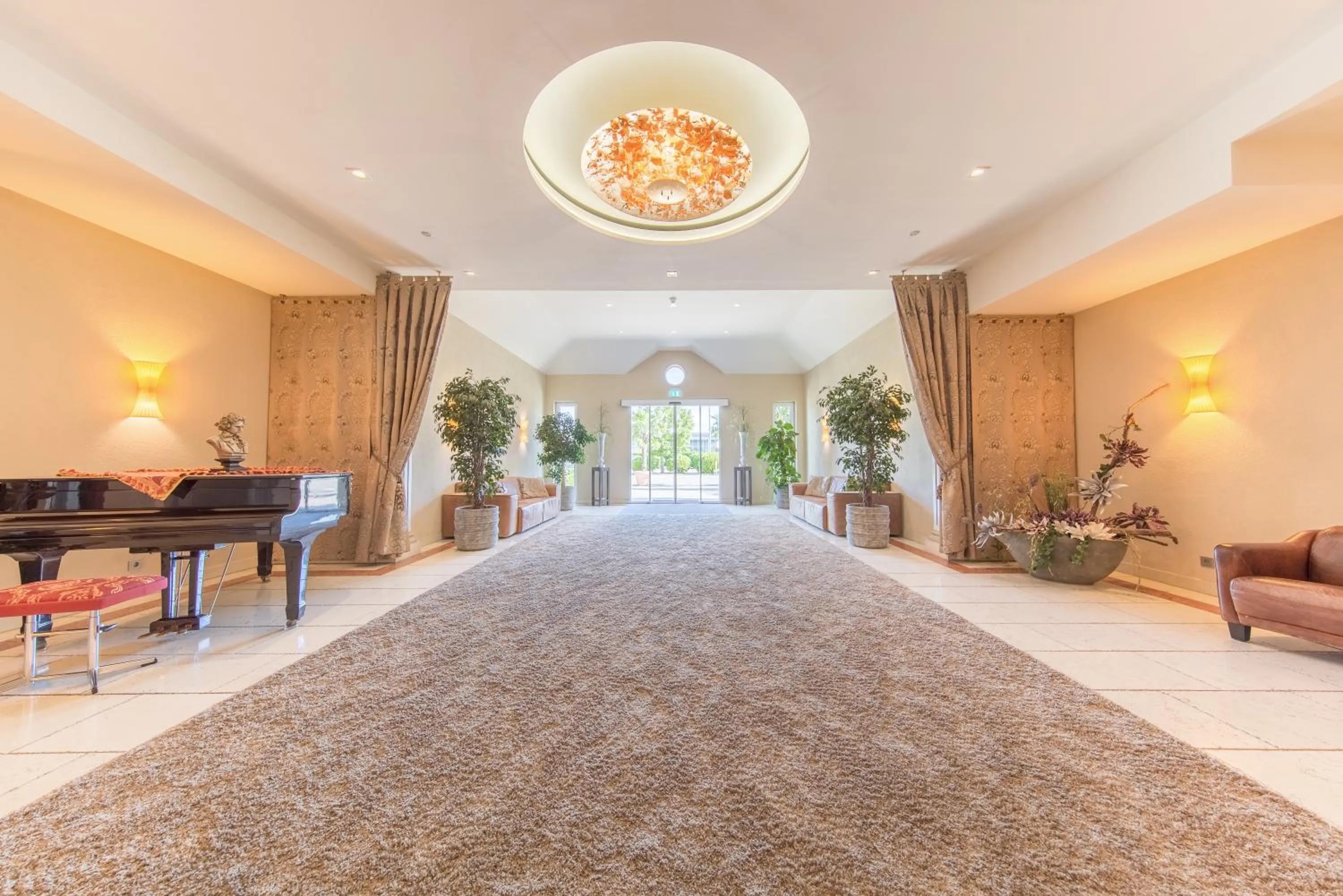 Lobby or reception in Heuboden Hotel Landhaus Blum