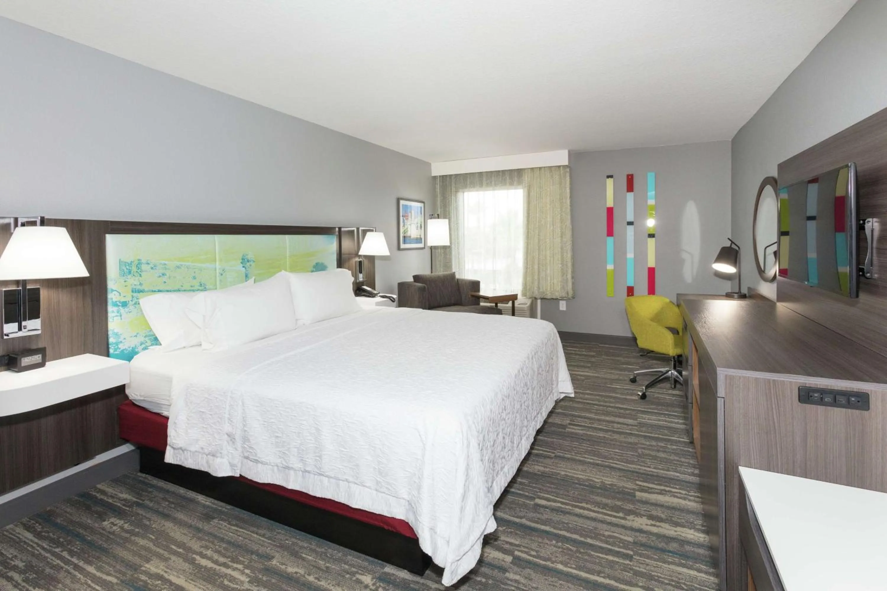 Bedroom, Bed in Hampton Inn Saint Augustine Beach