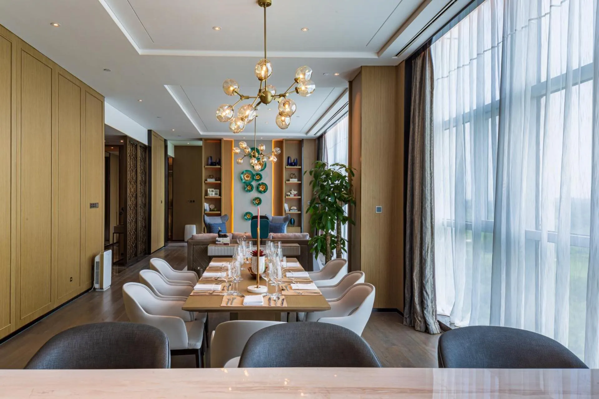 Living room in Wanda Realm Heshan