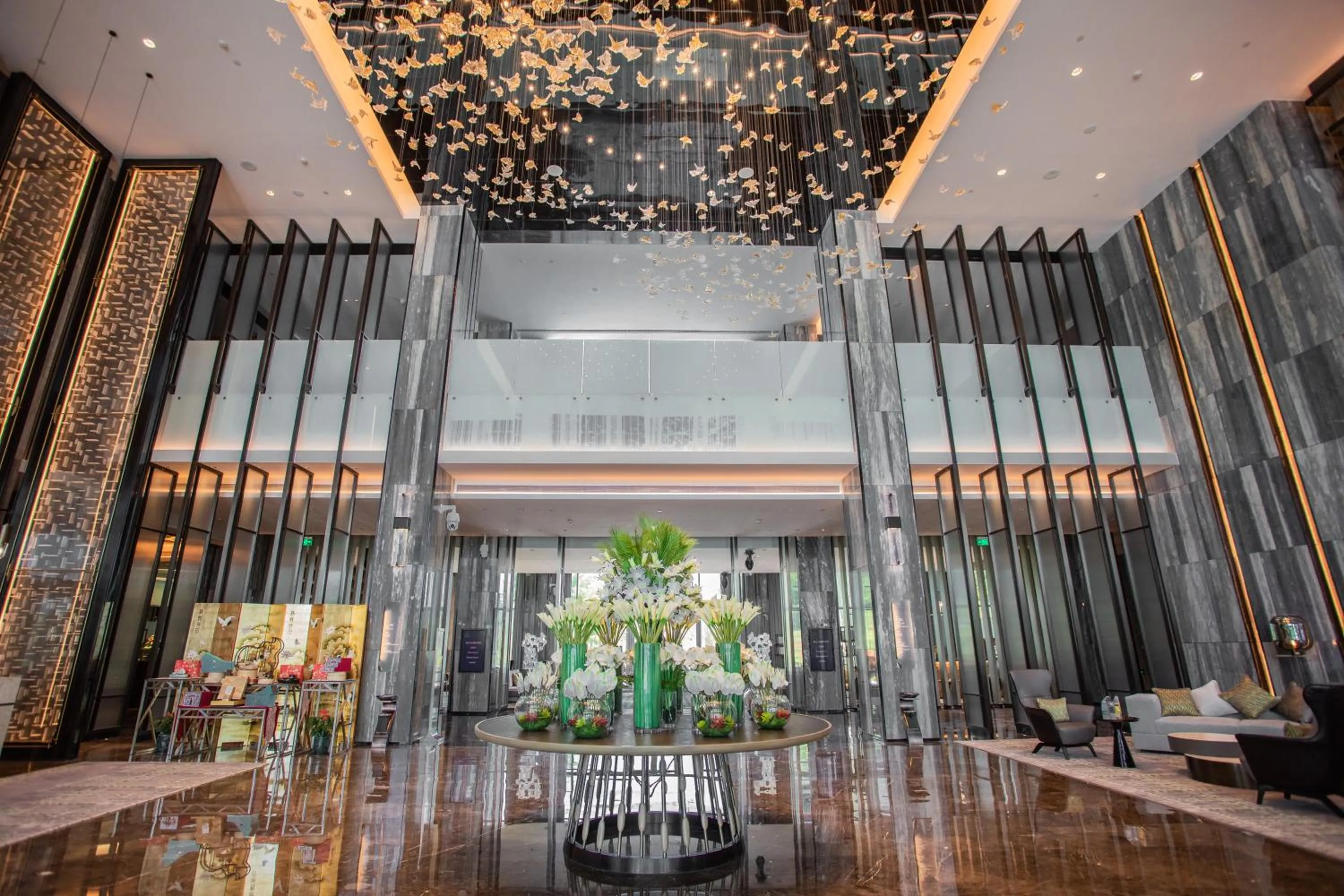 Lobby or reception in Wanda Realm Heshan