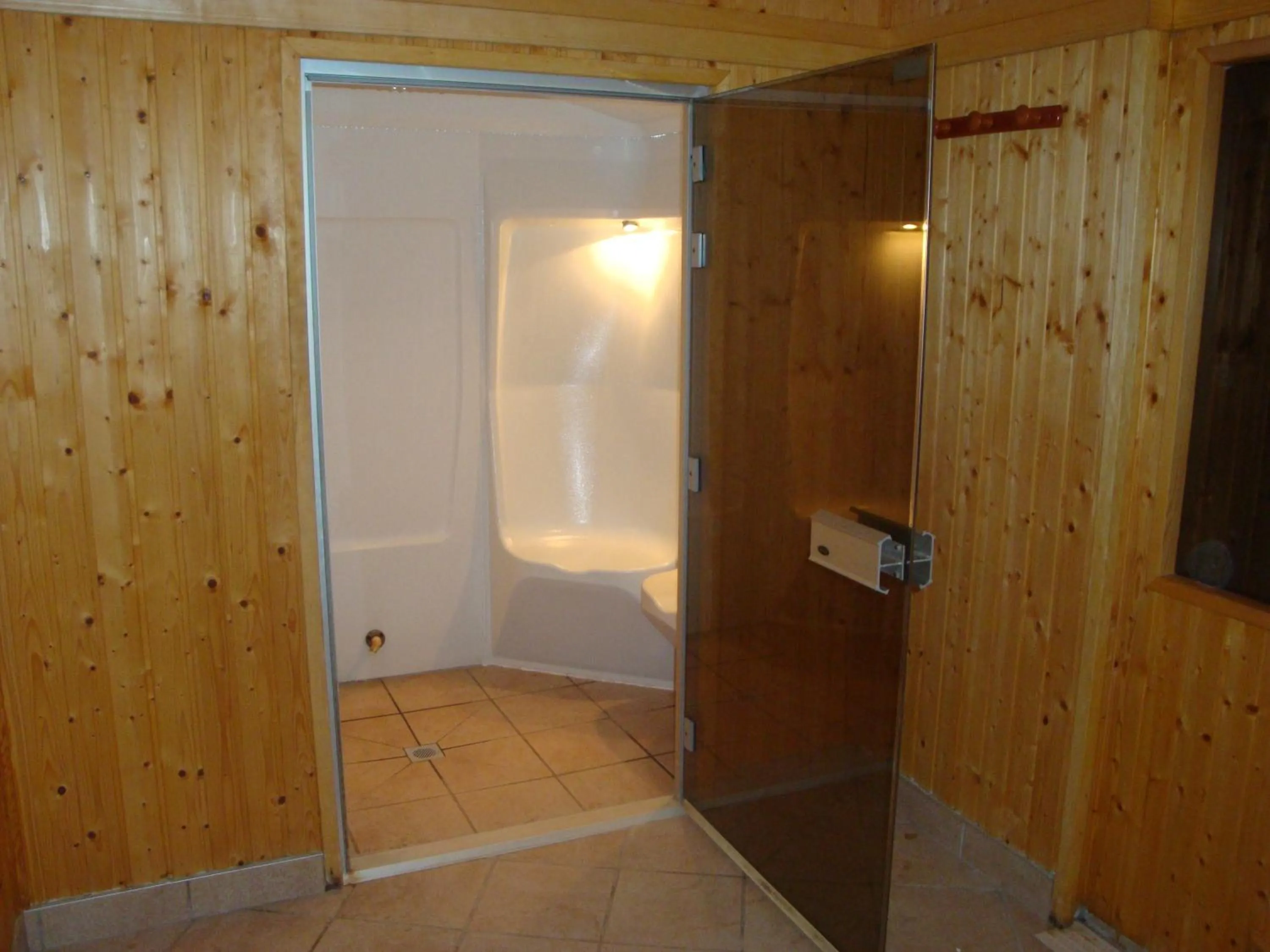 Steam room in Le Bois Dormant-Hôtel Restaurant & Spa Logis Hôtel