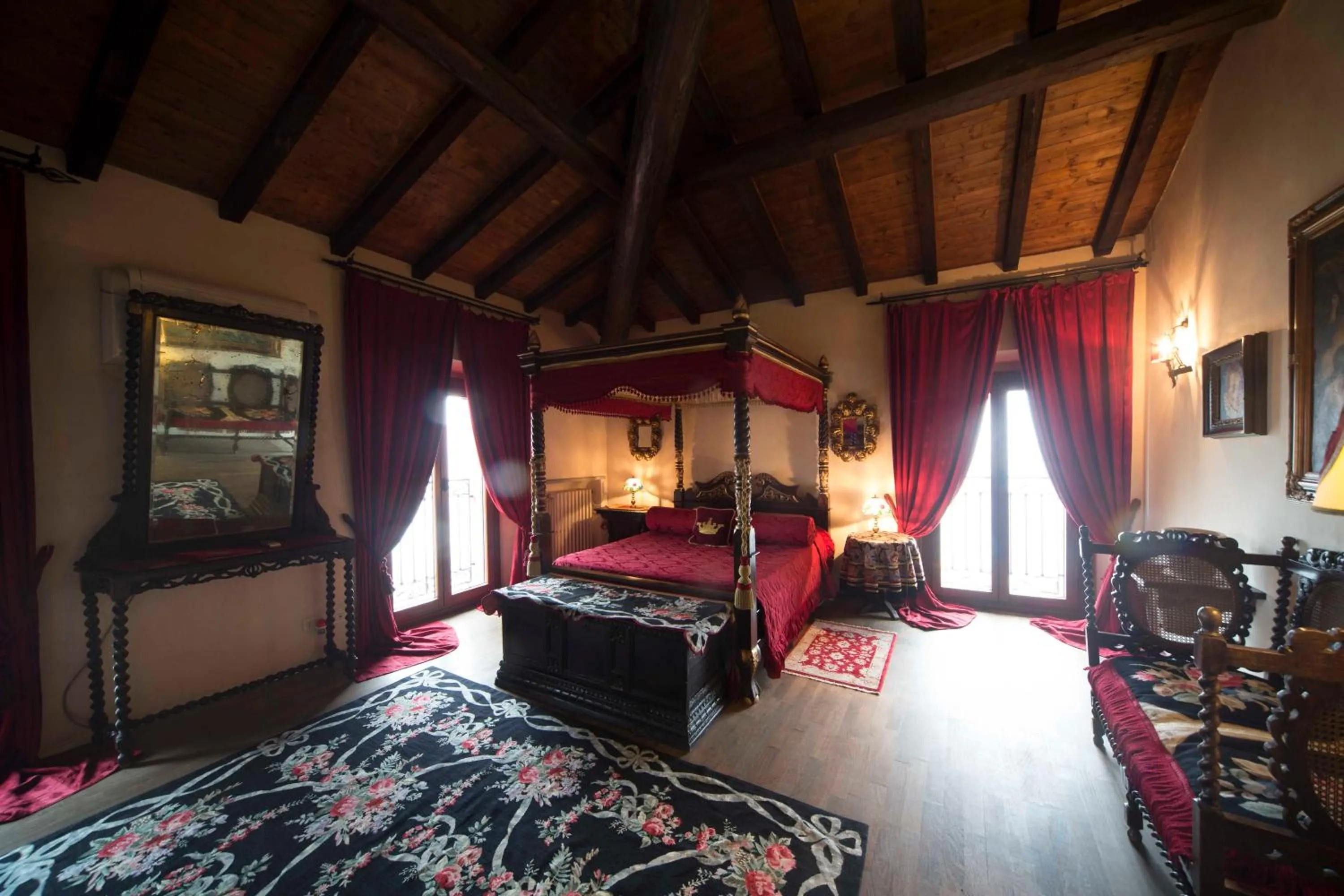 Bed in Hotel Castello Di Vigoleno