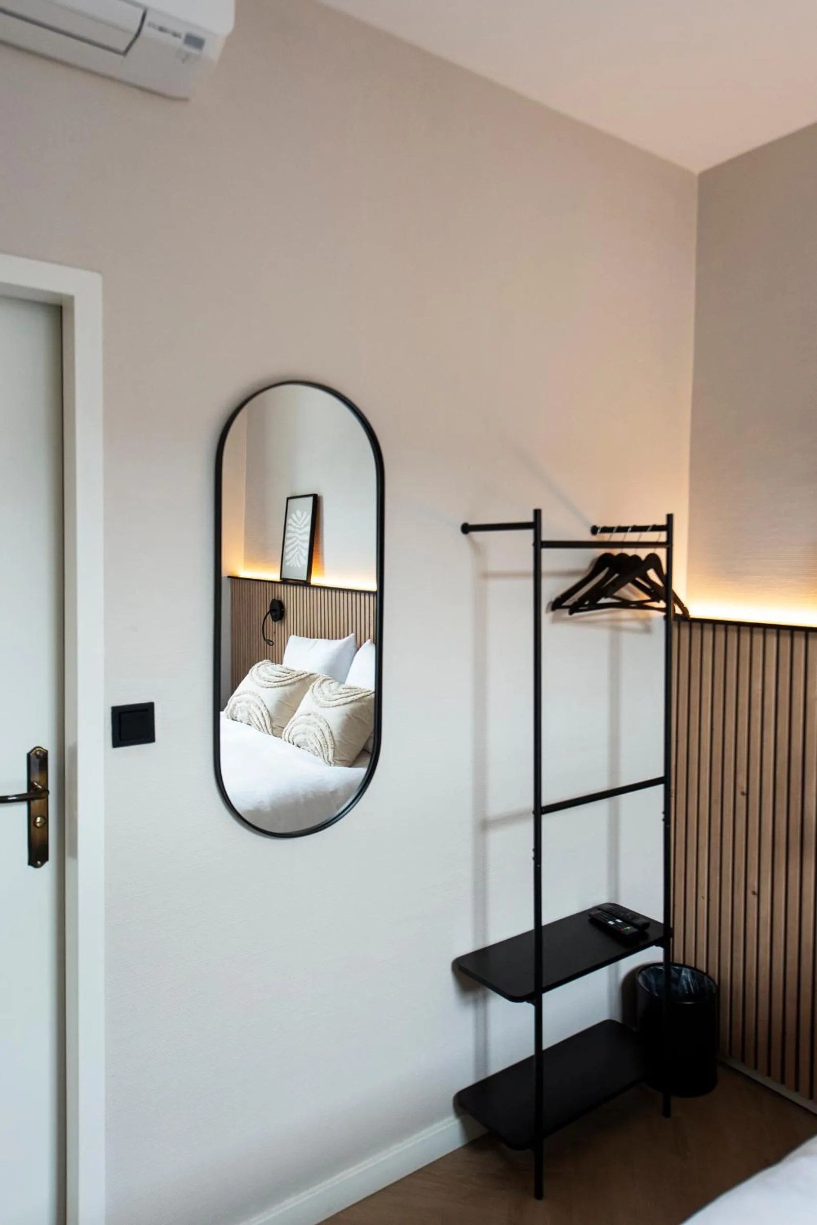 Bedroom, Bed in Stadsherberg de Poshoorn