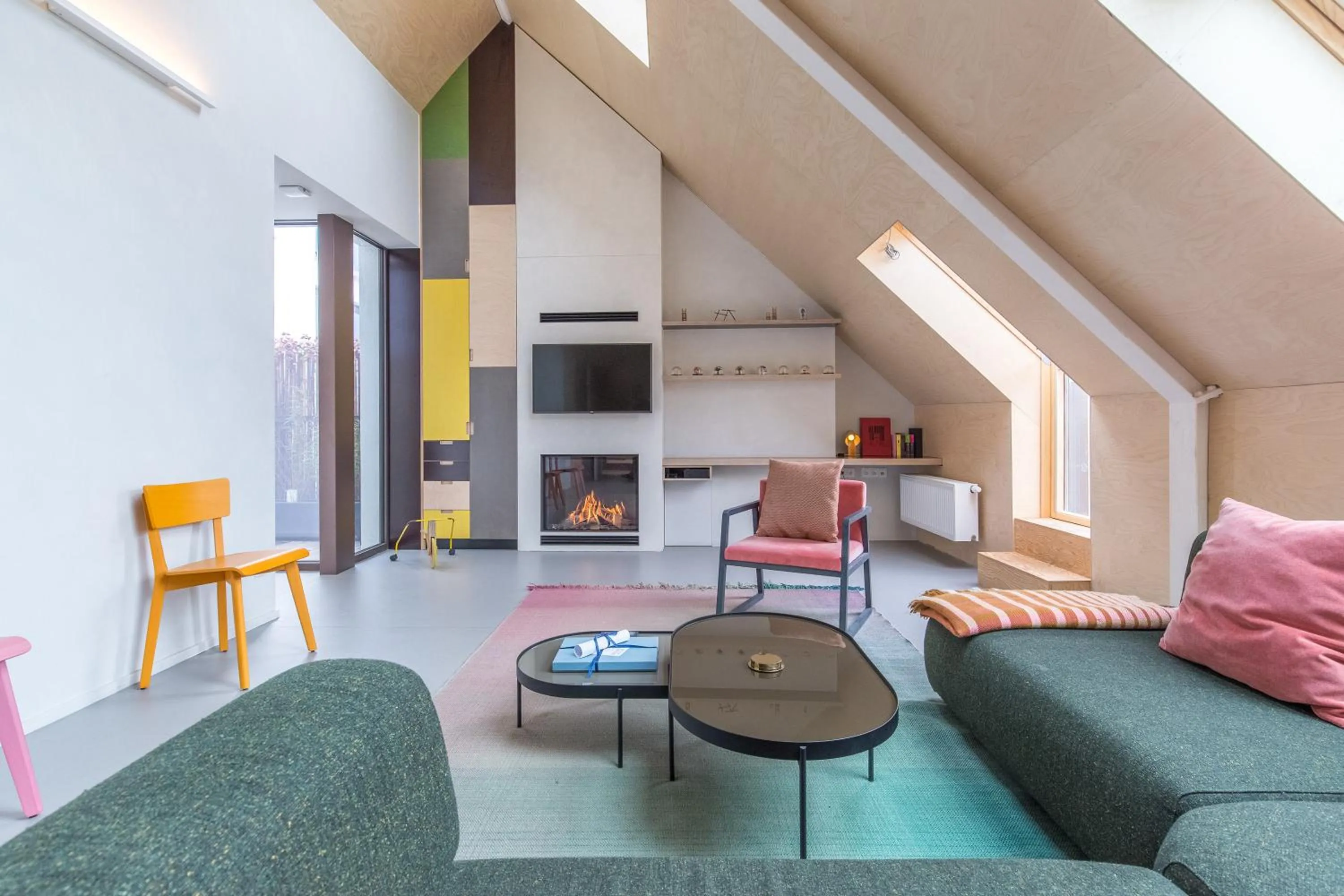 Communal lounge/ TV room in The Hide