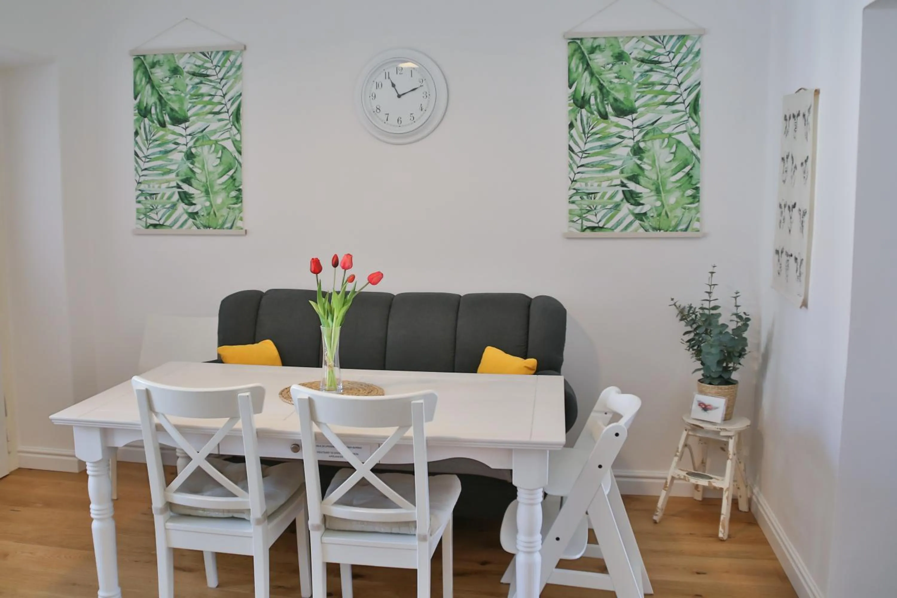 Seating area in Historic Mexico Building Apartment