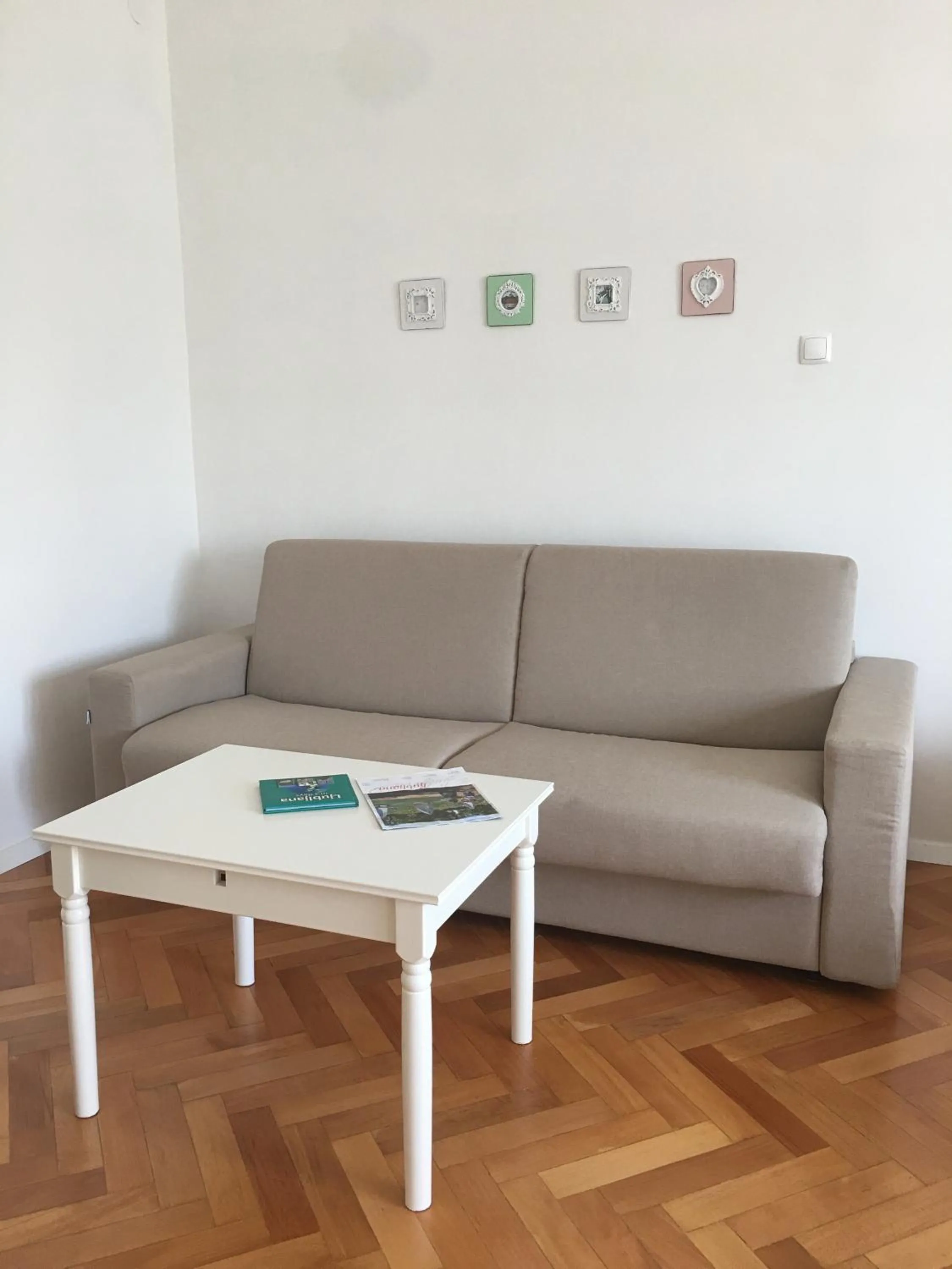 Seating area in Historic Mexico Building Apartment