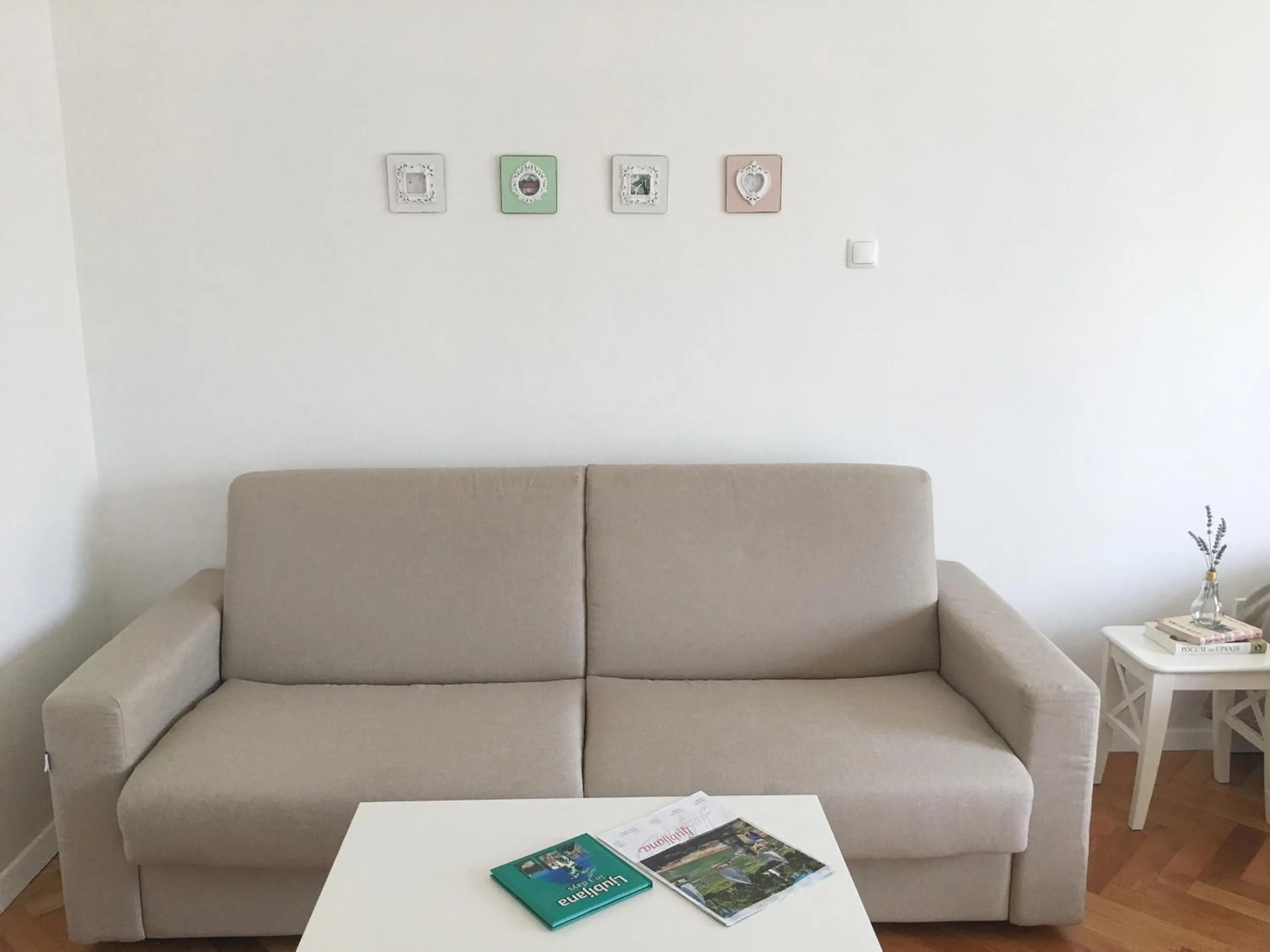 Seating area in Historic Mexico Building Apartment