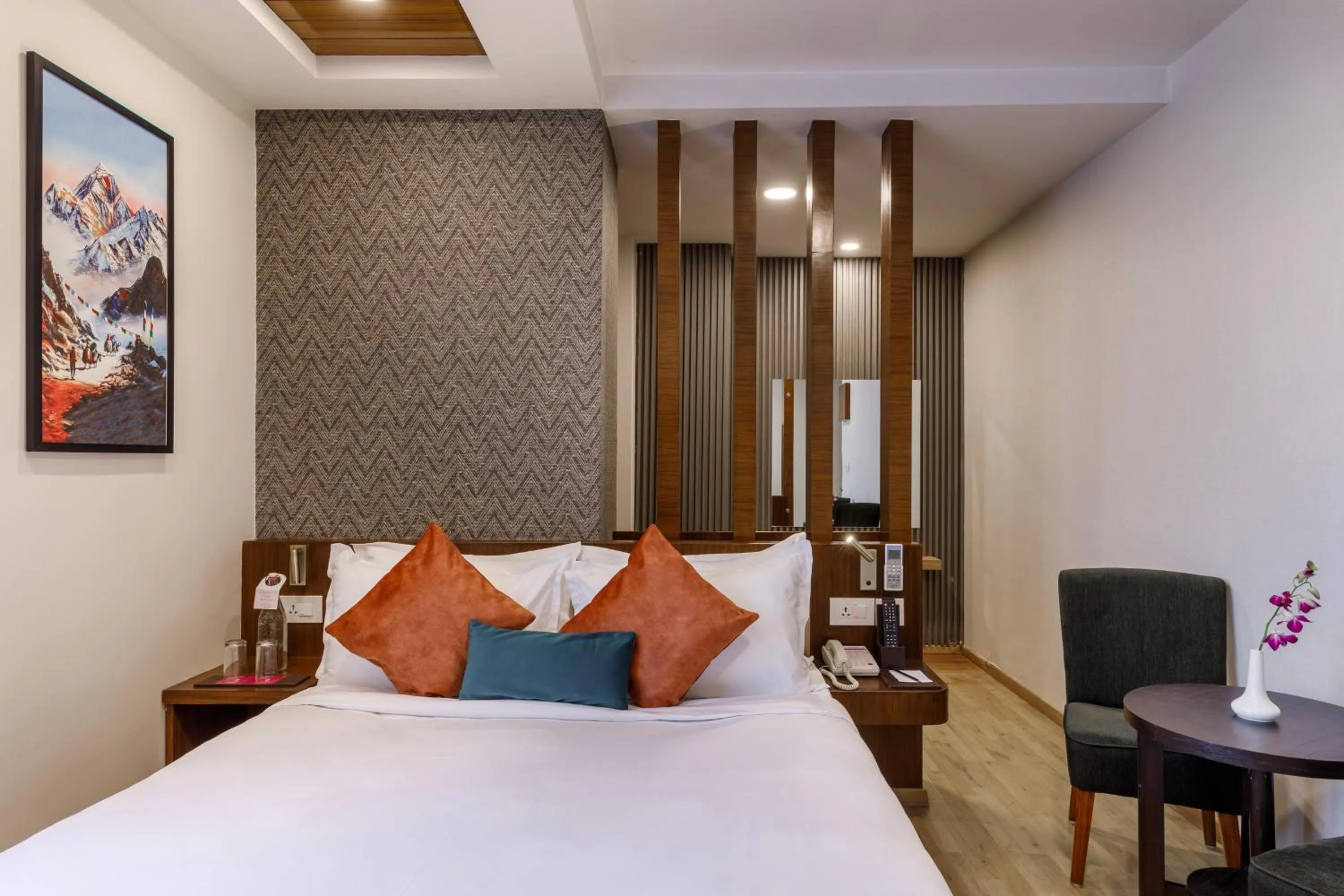 Bedroom, Bed in Regenta Place Sabrina Kathmandu Nepal