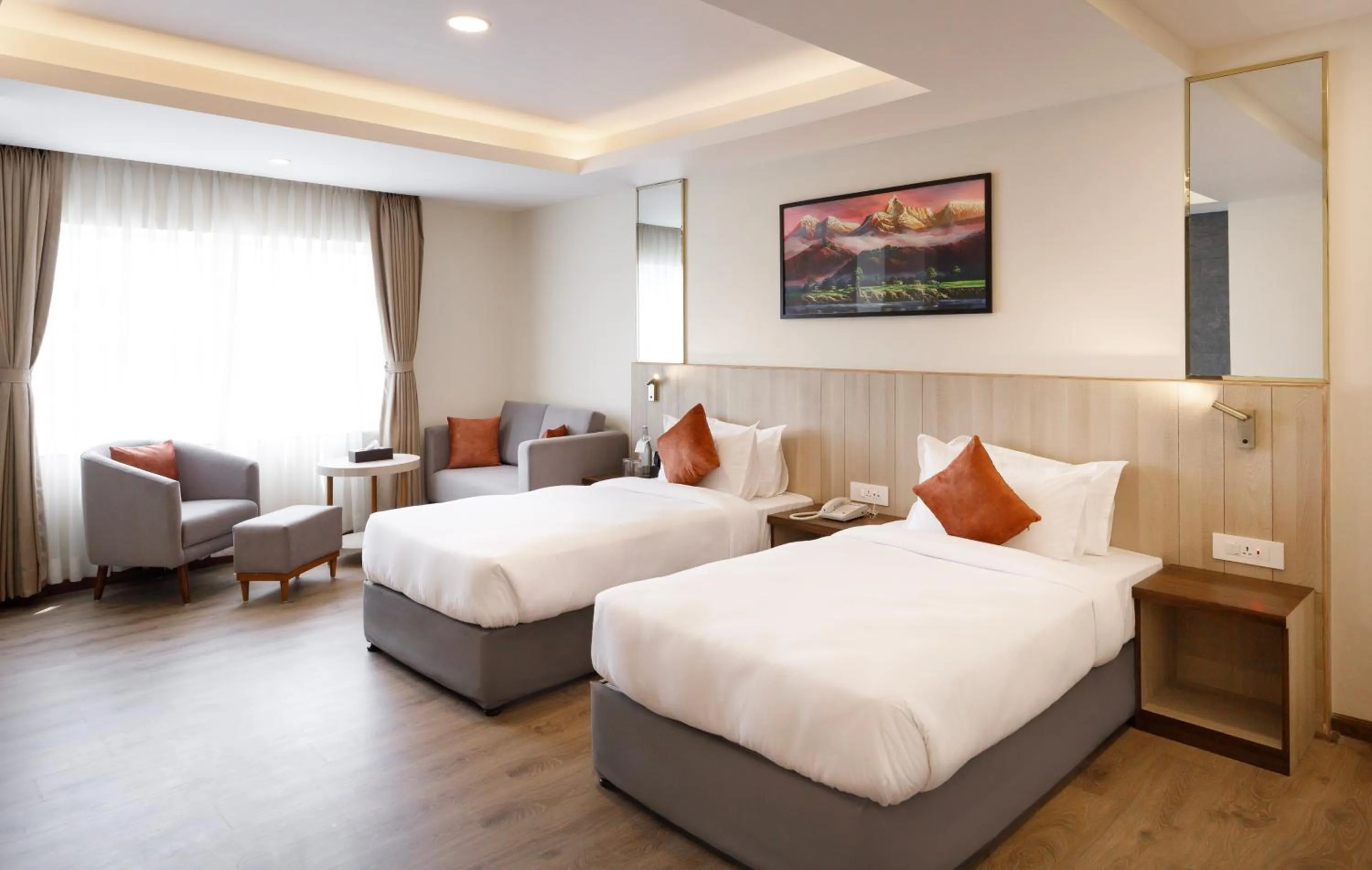 Bedroom, Bed in Regenta Place Sabrina Kathmandu Nepal