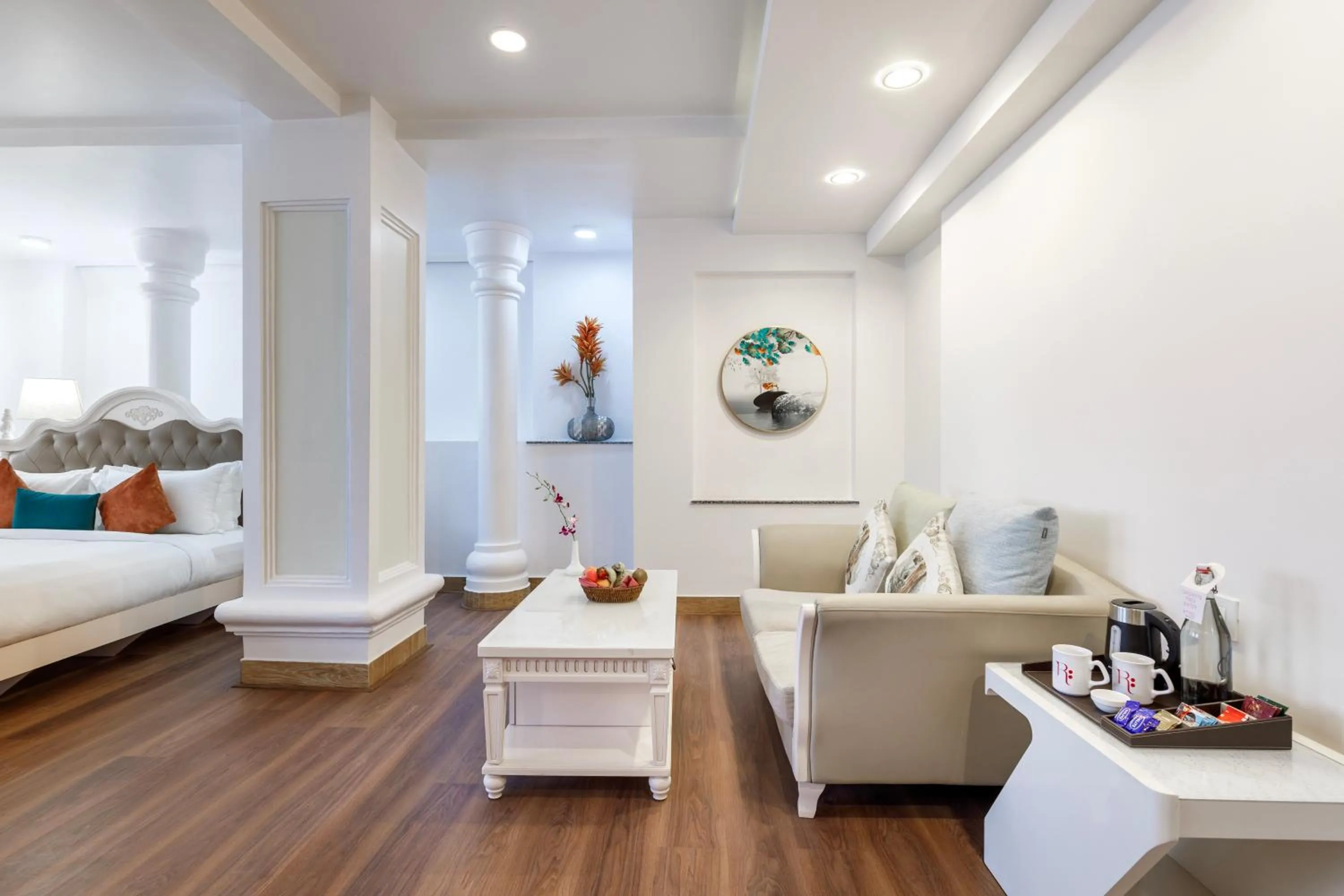 Living room, Bed in Regenta Place Sabrina Kathmandu Nepal