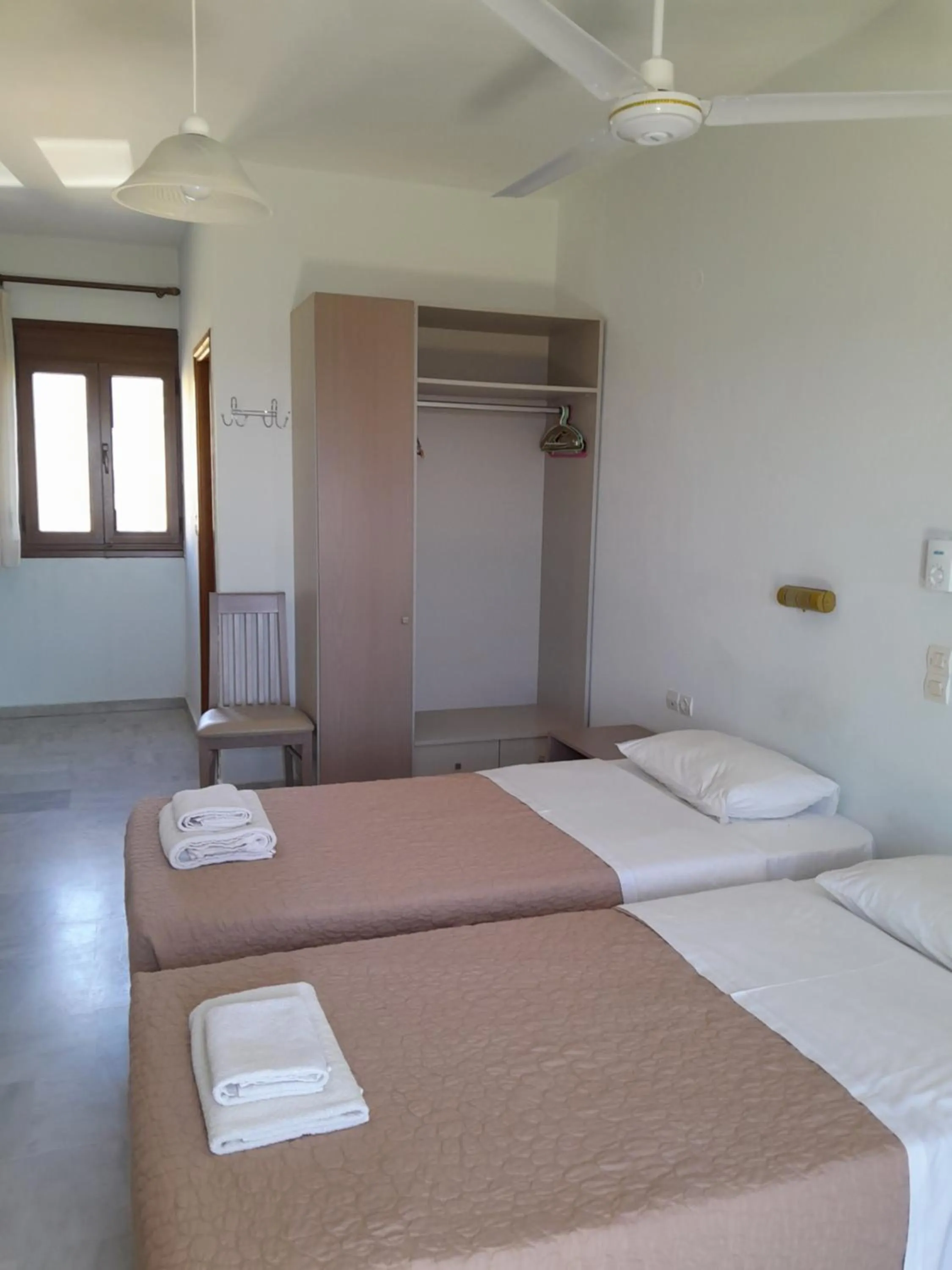 fireplace in Kavos Melissa Studios