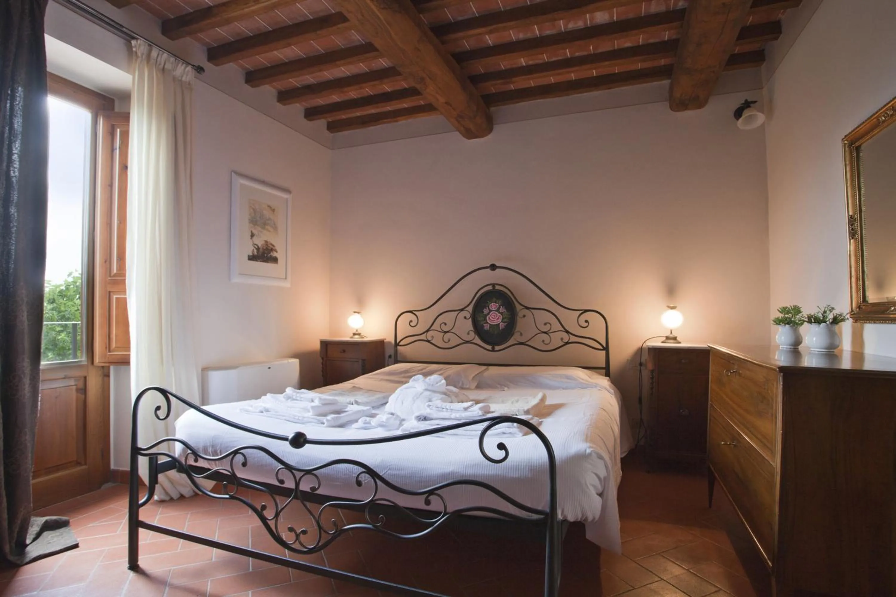 Bed in Relais Villa Belvedere