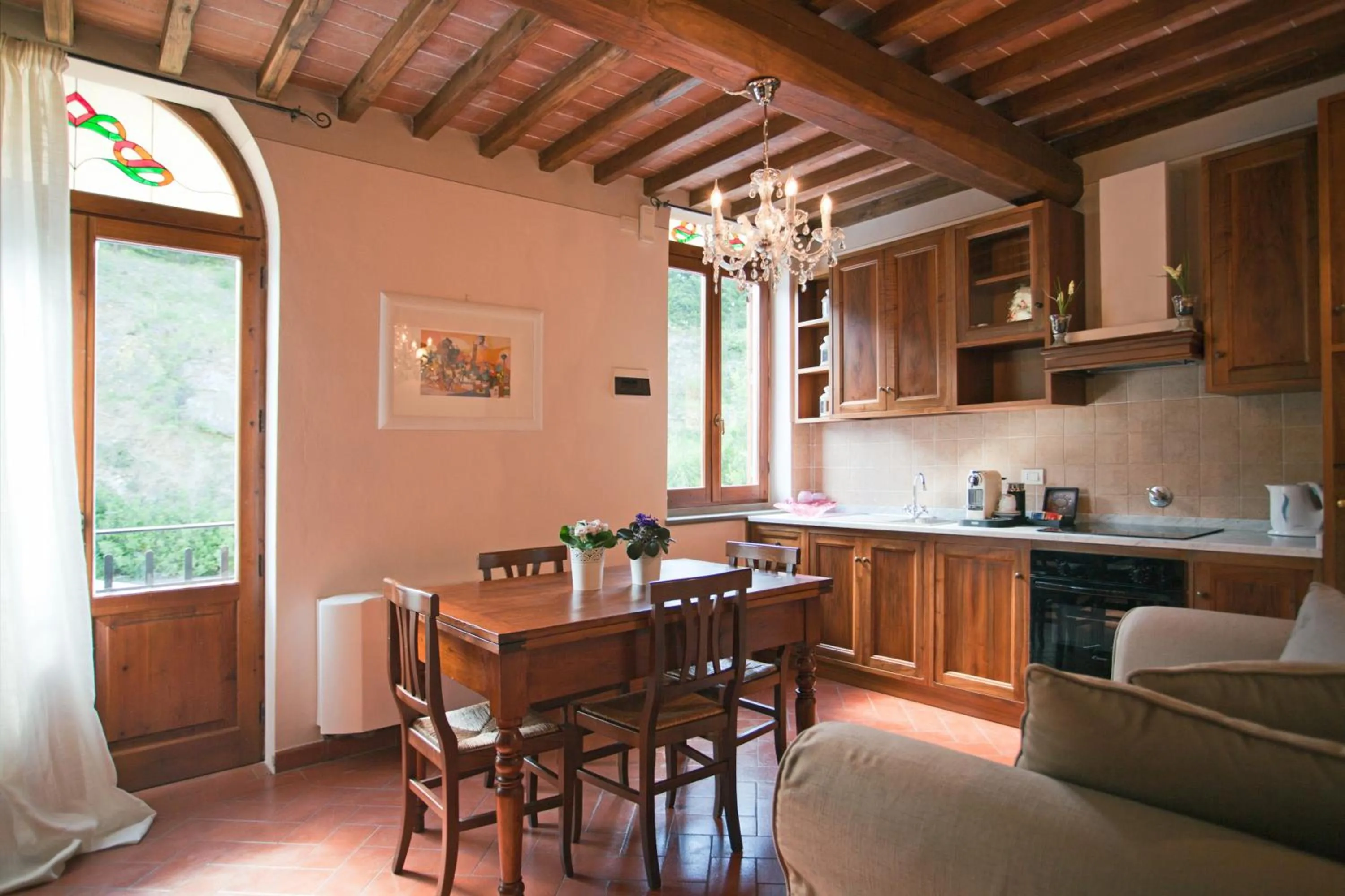Kitchen or kitchenette in Relais Villa Belvedere