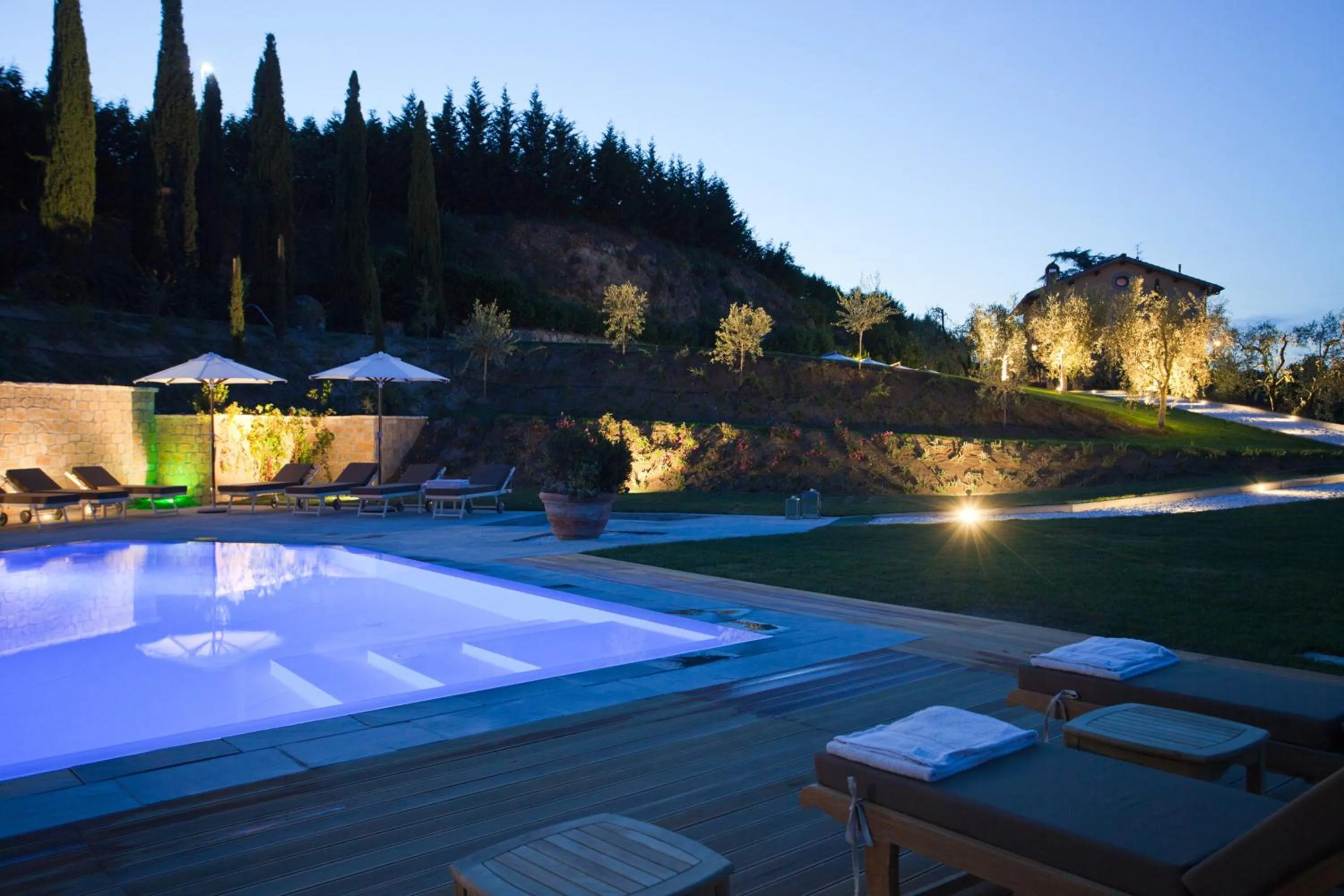 Swimming pool in Relais Villa Belvedere