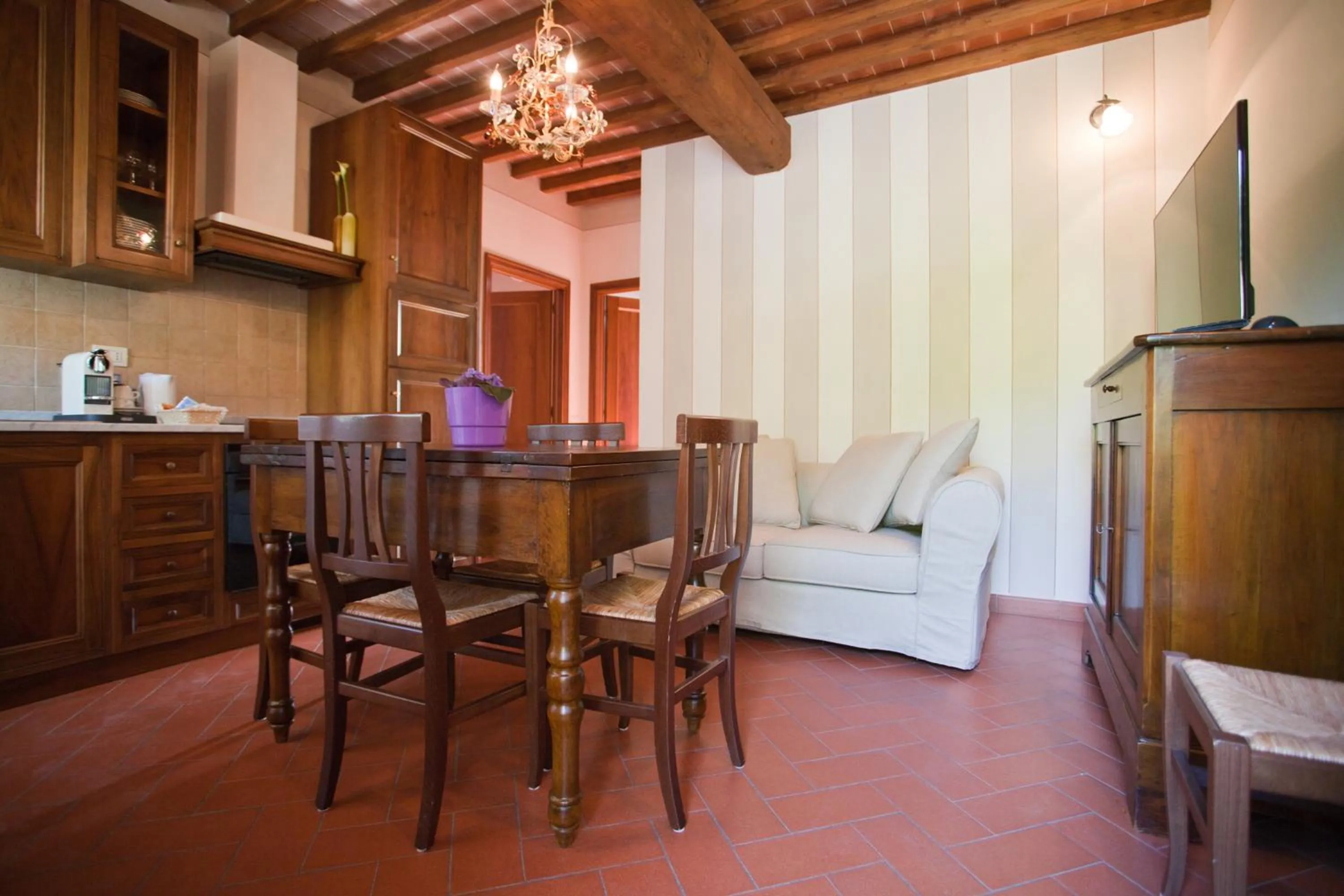 Kitchen or kitchenette in Relais Villa Belvedere