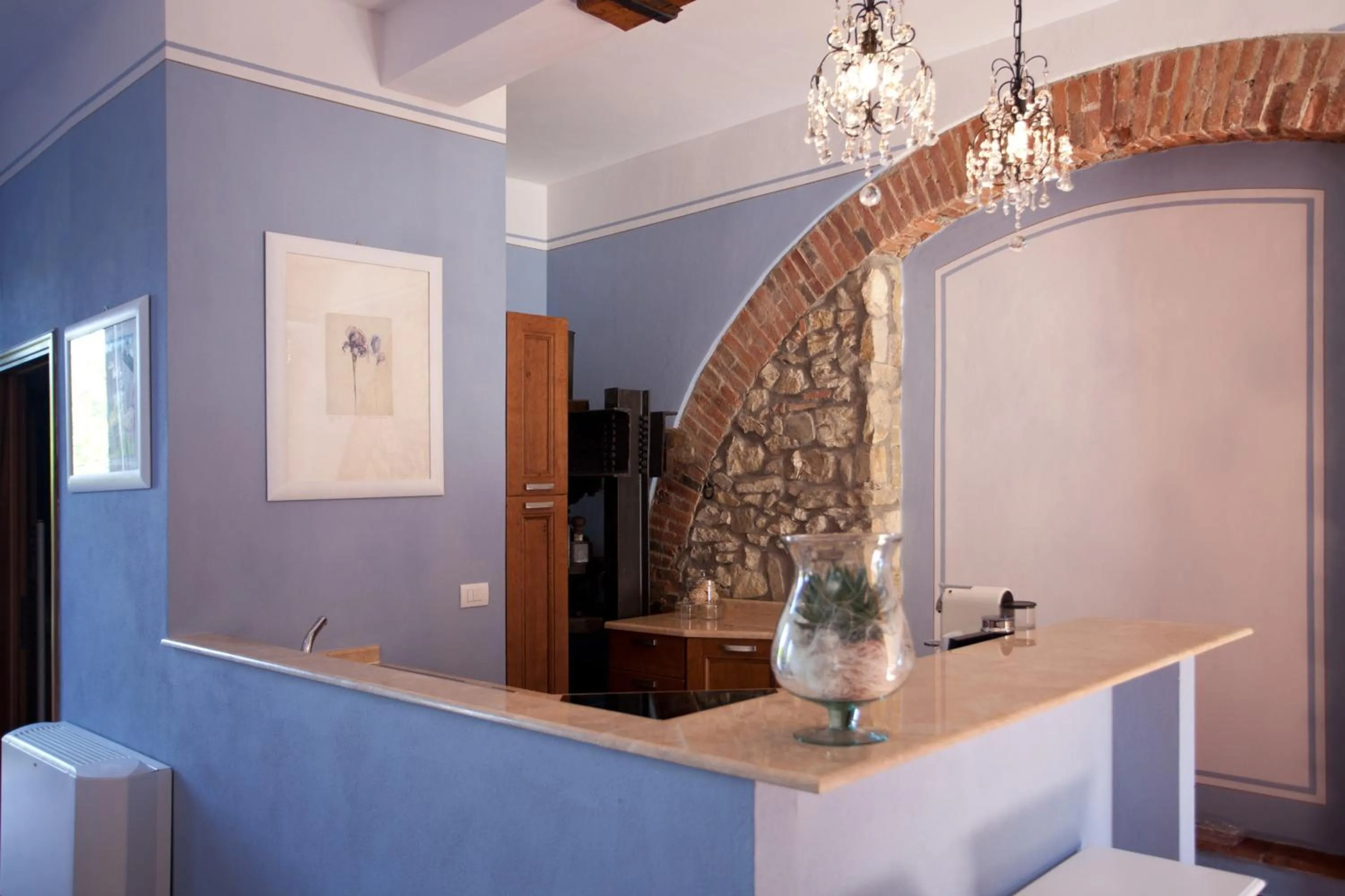 Kitchen or kitchenette in Relais Villa Belvedere