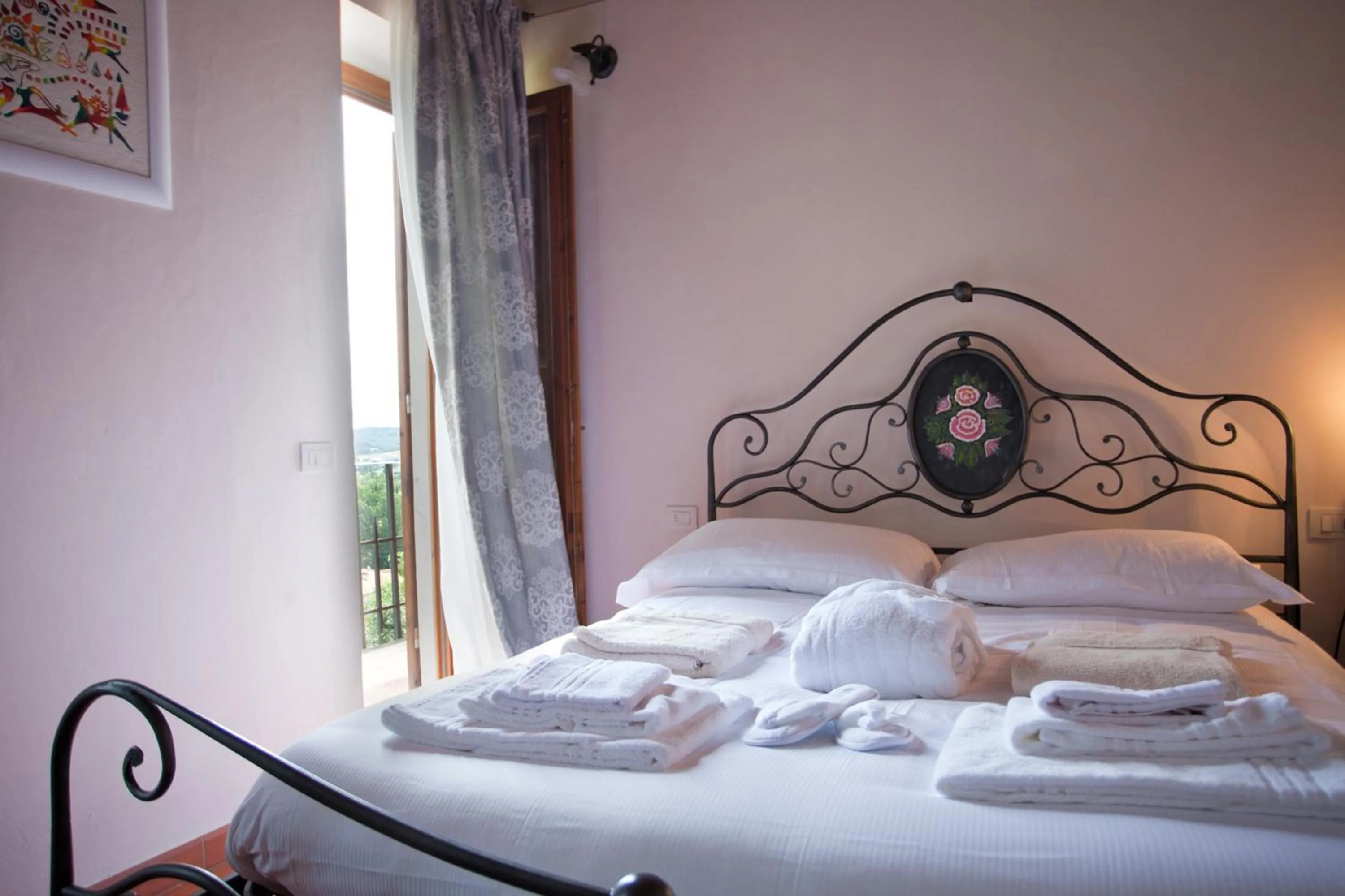Bed in Relais Villa Belvedere
