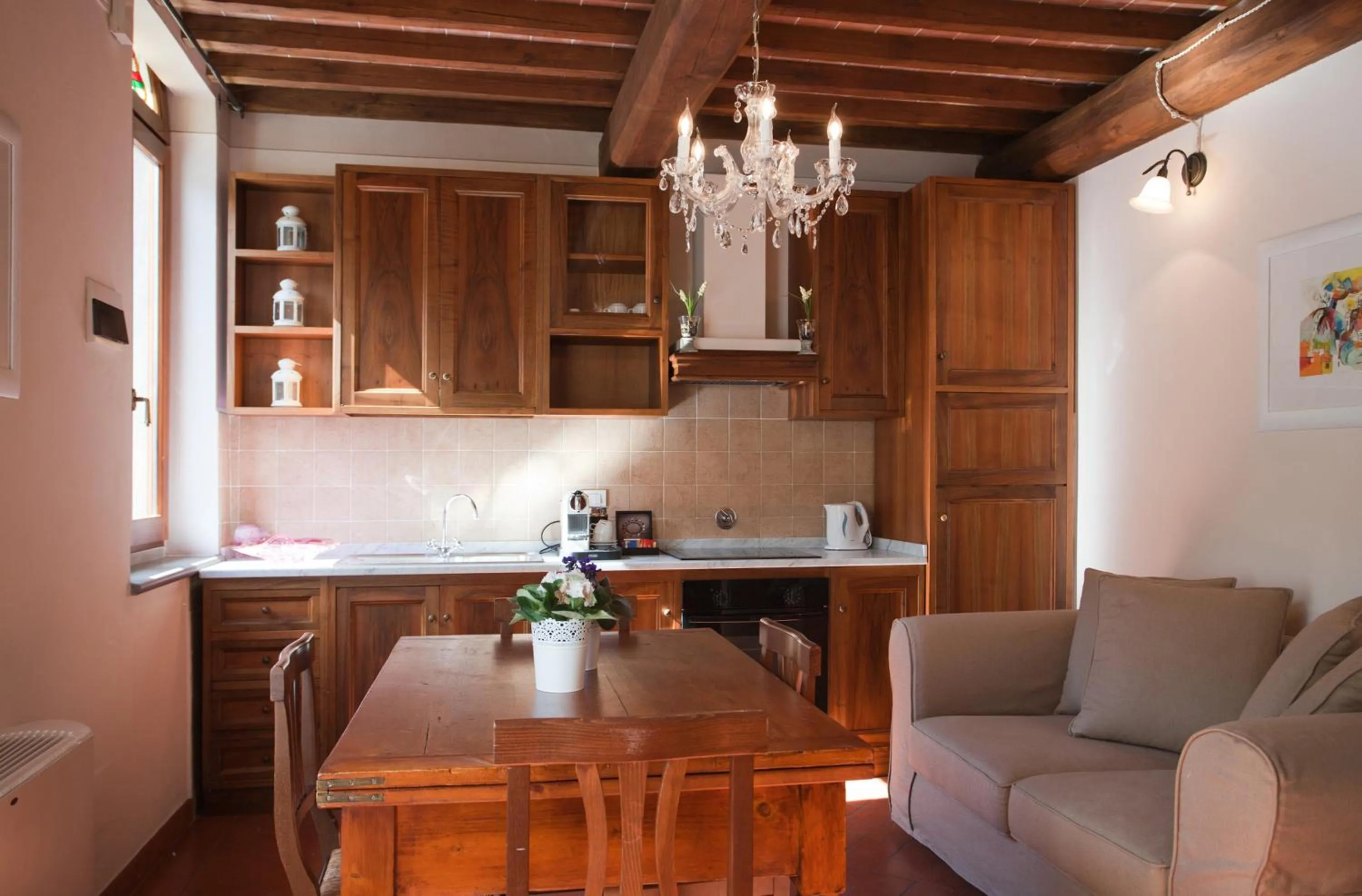 Kitchen or kitchenette in Relais Villa Belvedere