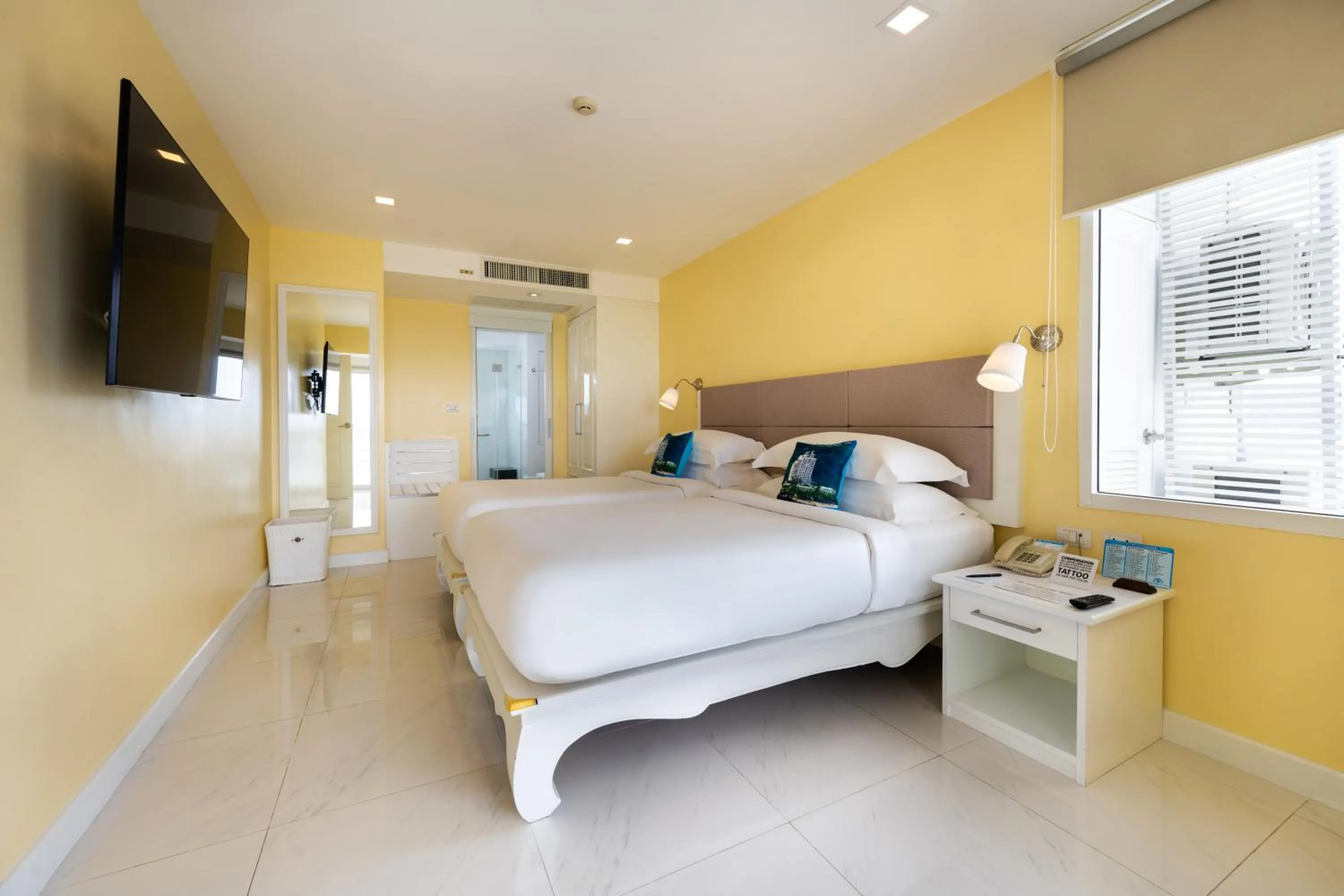 Bedroom, Bed in Andaman Beach Suites Hotel, Patong Phuket
