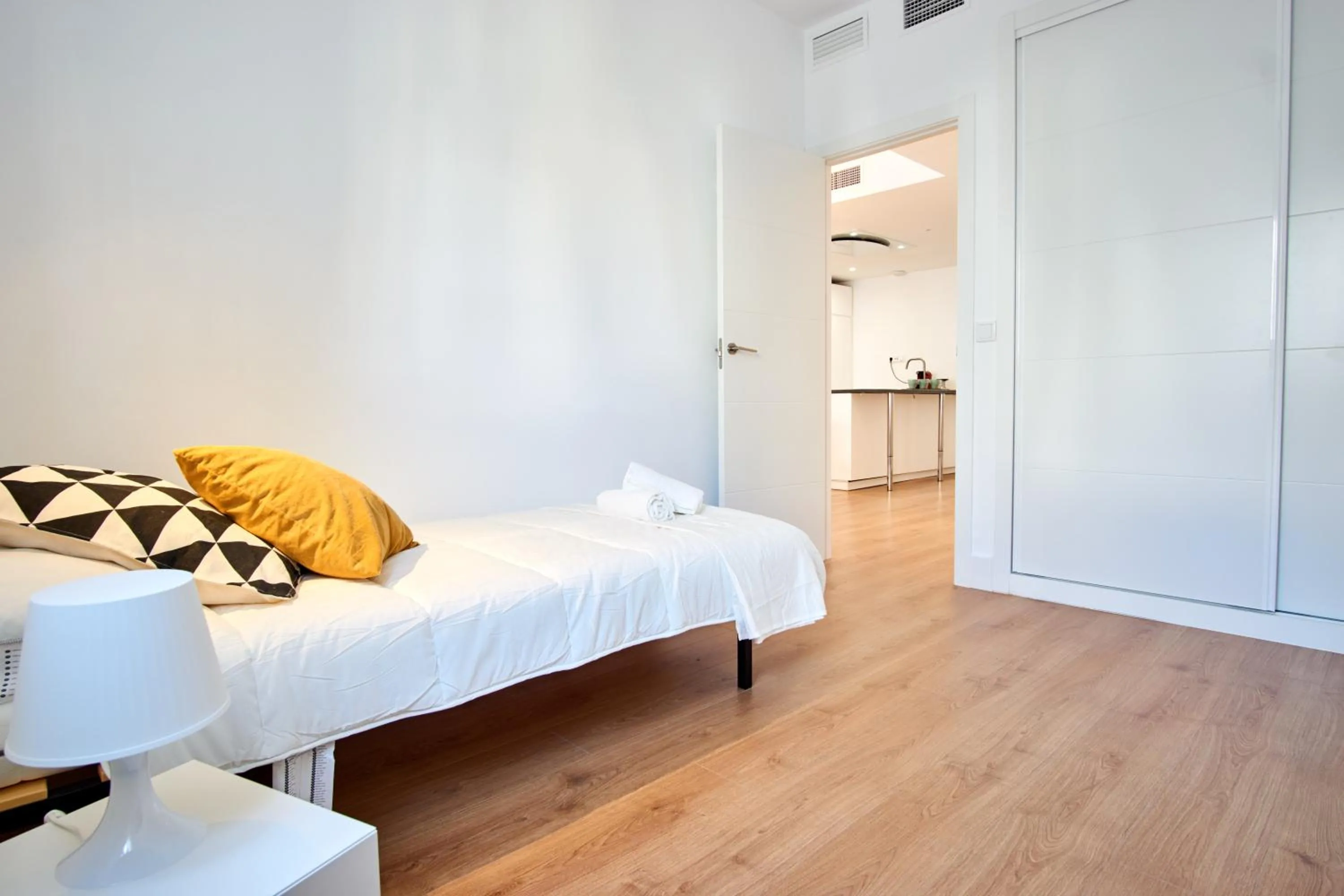 Bed in Virgen del Valle Deluxe Suite by Valcambre