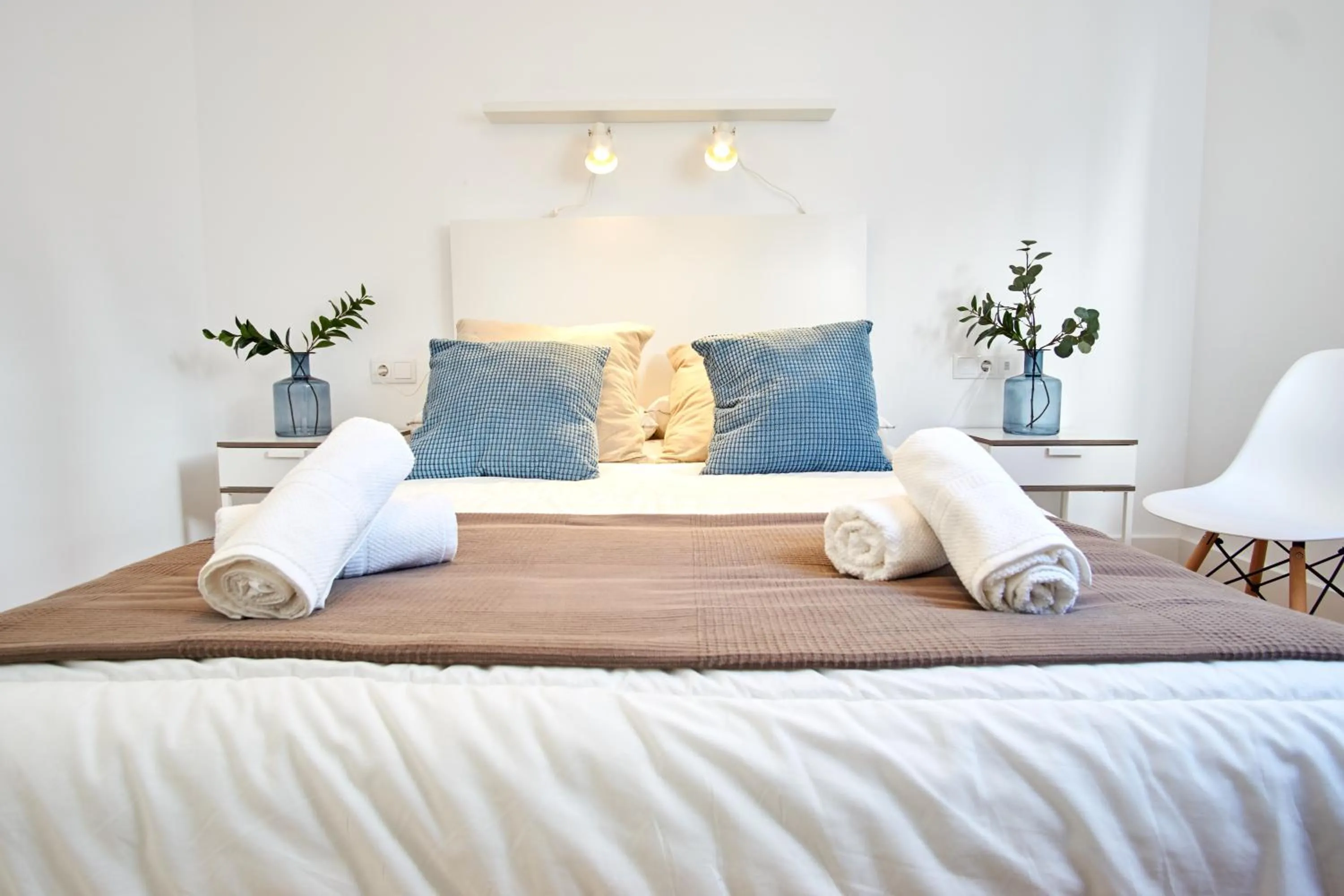 Bed in Virgen del Valle Deluxe Suite by Valcambre