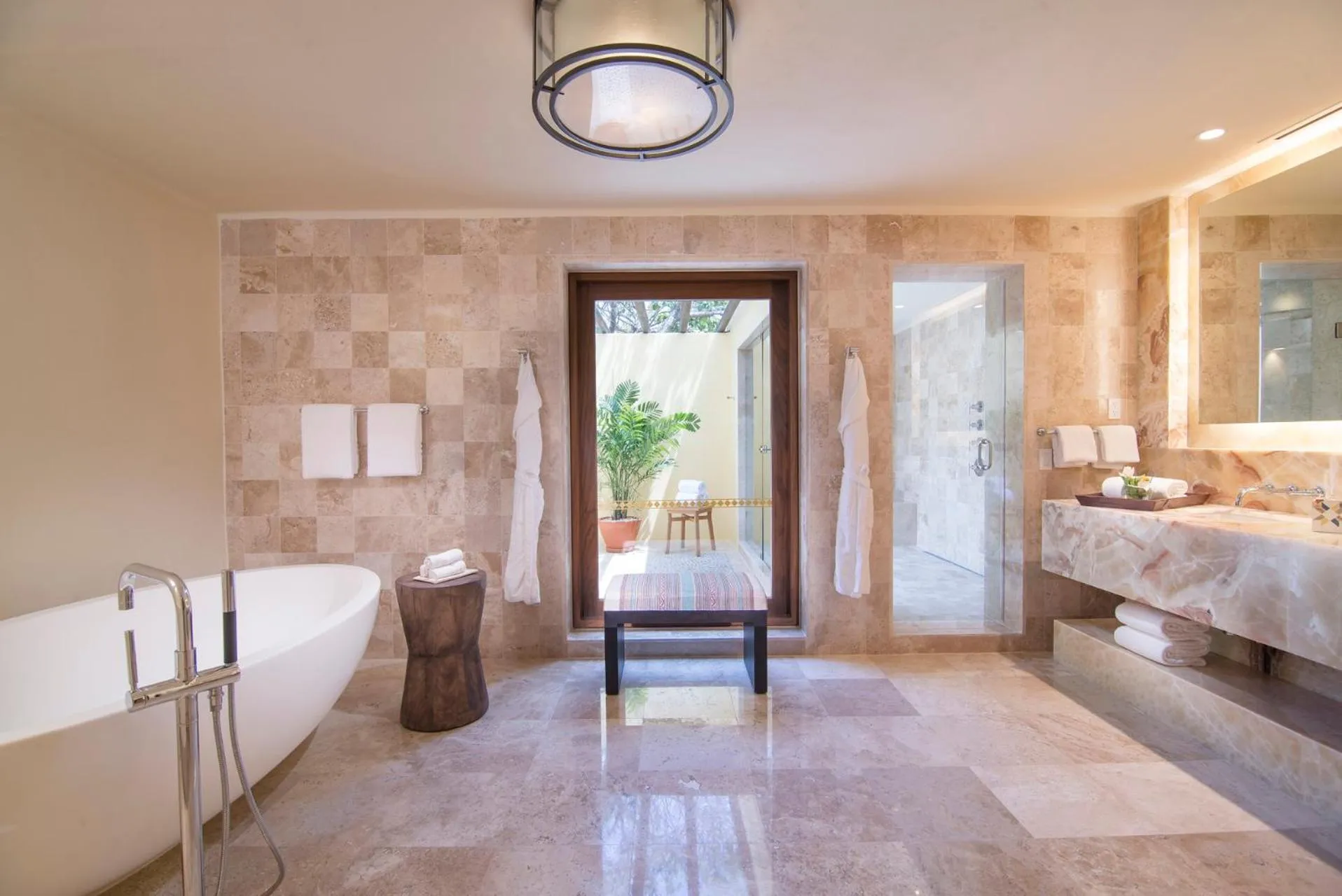 Bathroom, Bed in Four Seasons Resort Punta Mita