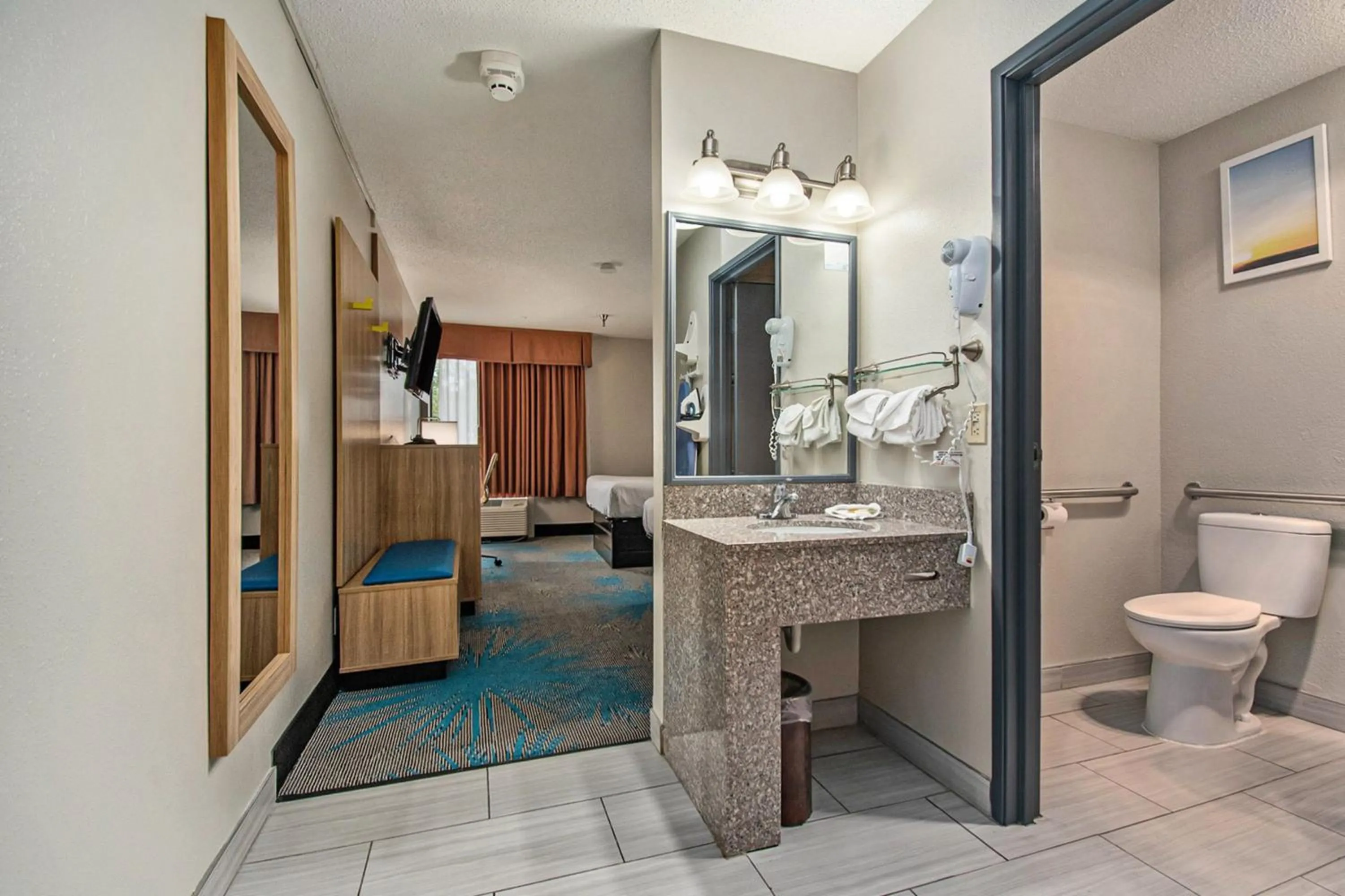 Bathroom in Days Inn & Suites by Wyndham Mt Pleasant