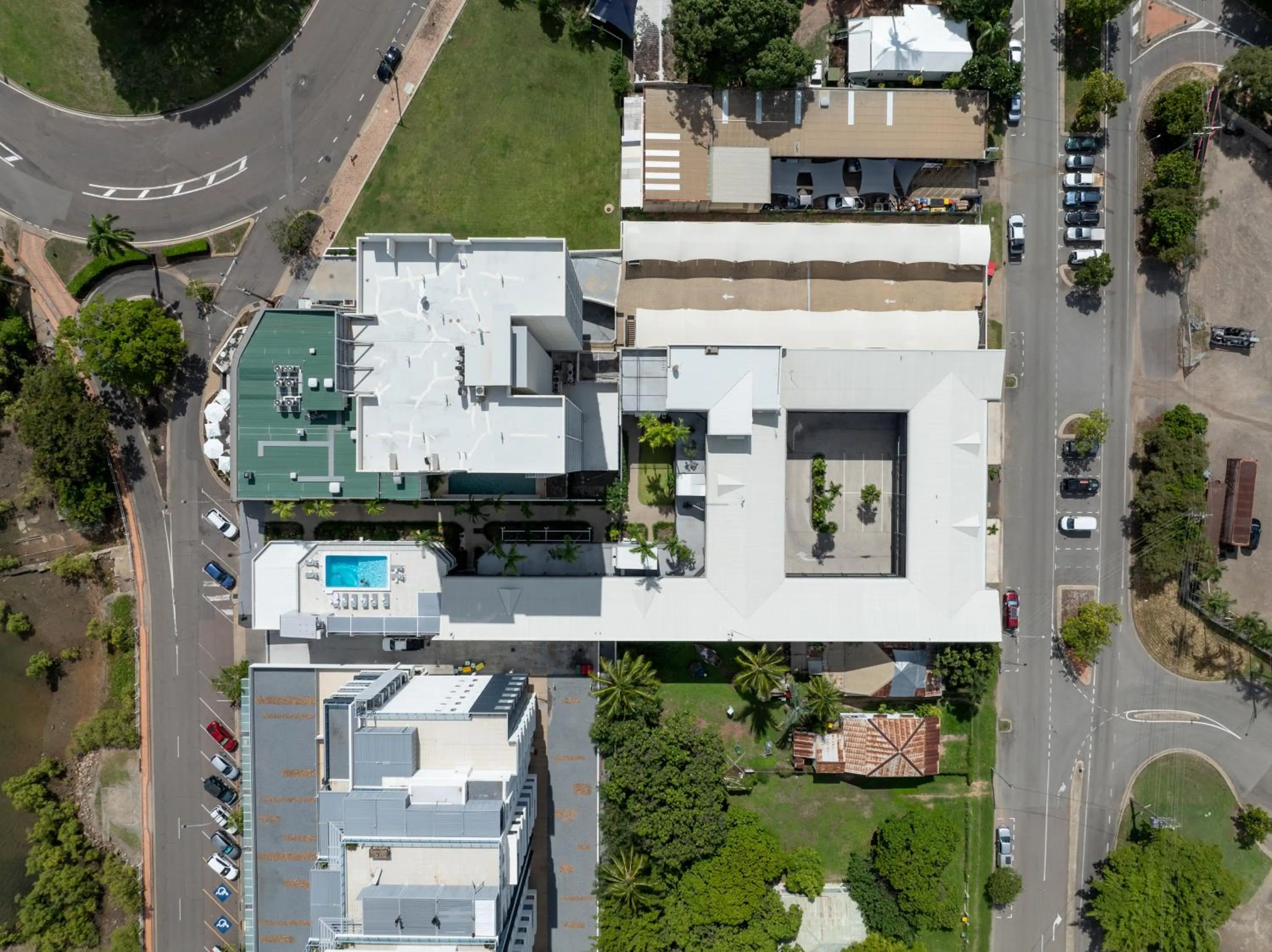 Bird's eye view in Oaks Townsville Hotel