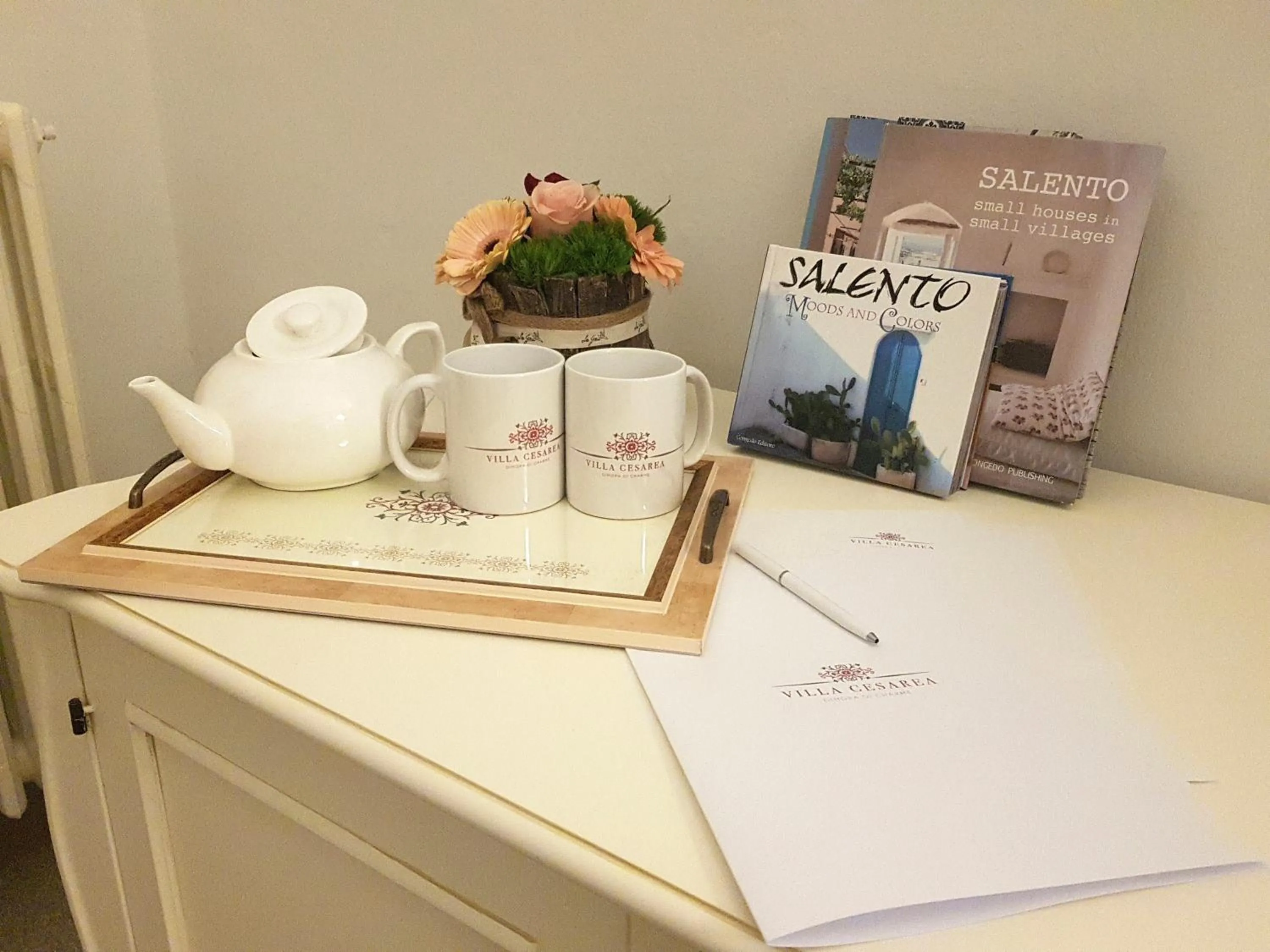 Coffee/tea facilities in Villa Cesarea Dimora di Charme